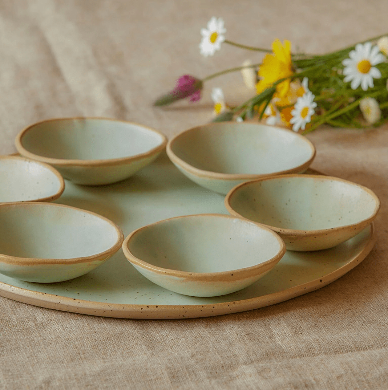 Modern Mint Green Seder Plate by Ceramics by Michal、mySite、topwebapps