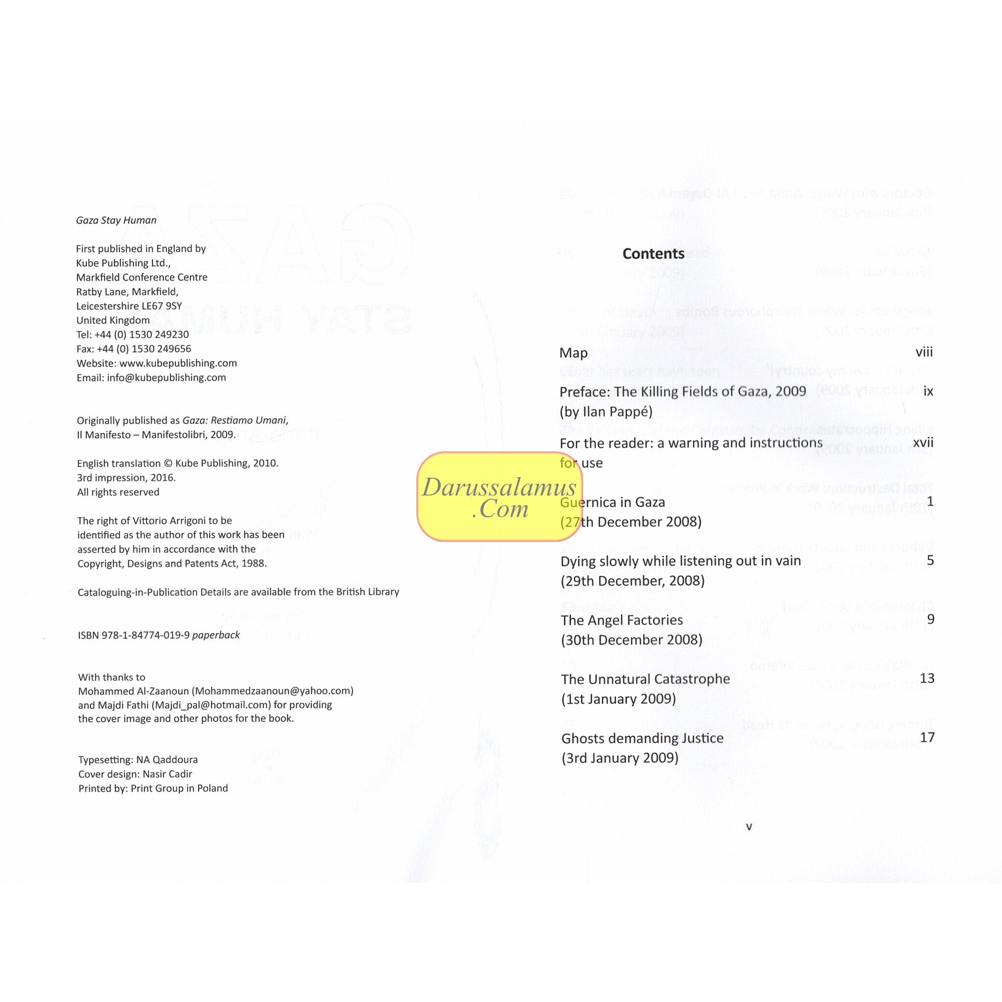 Gaza: Stay Human by Vittorio Arrigoni、mySite、topwebapps