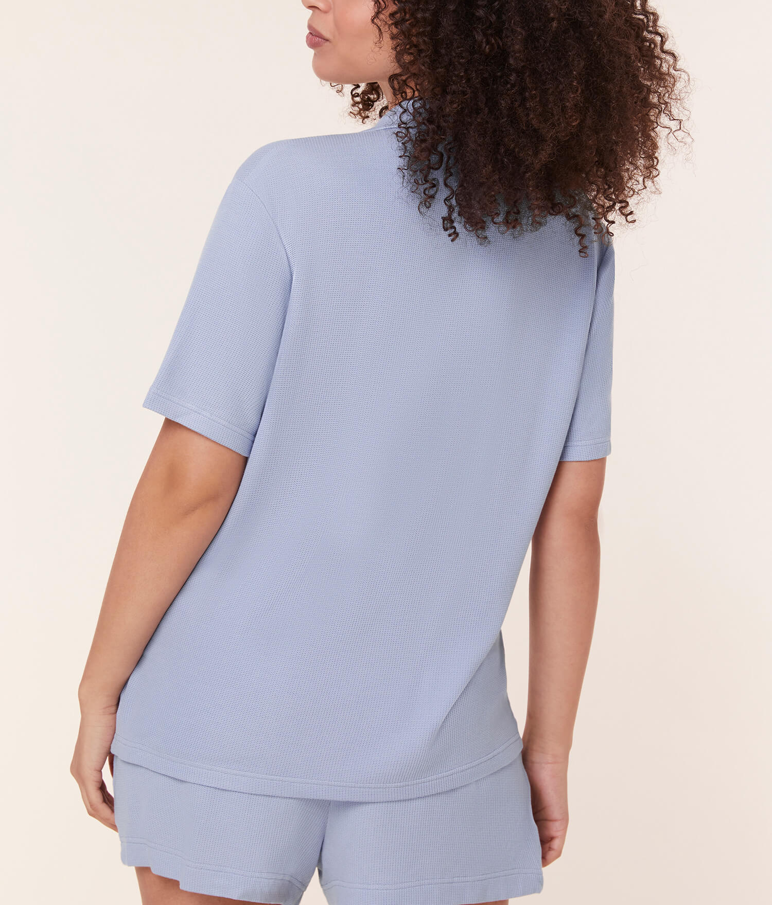  The Short Sleeve Button Up - Waffle - Lilac、mySite、ashleygrahame