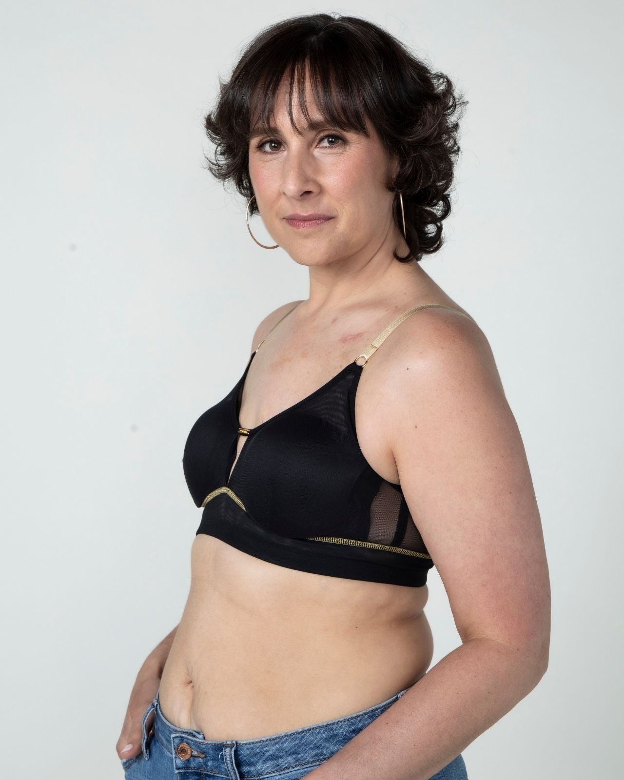 Victoria Mesh Keyhole Bralette、mySite、bengalsvssteelers