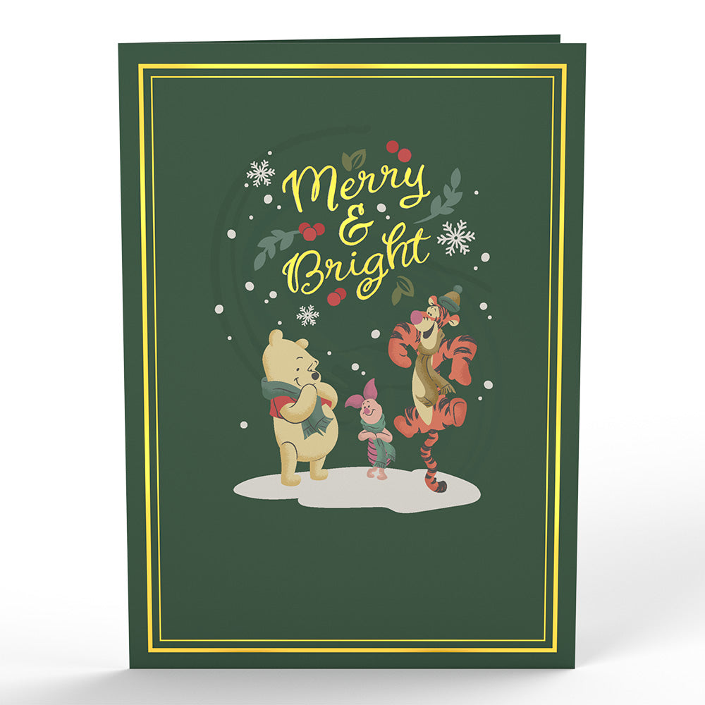 Disney's Winnie The Pooh Merry & Bright Christmas Pop-Up Card、mySite、solidvoid