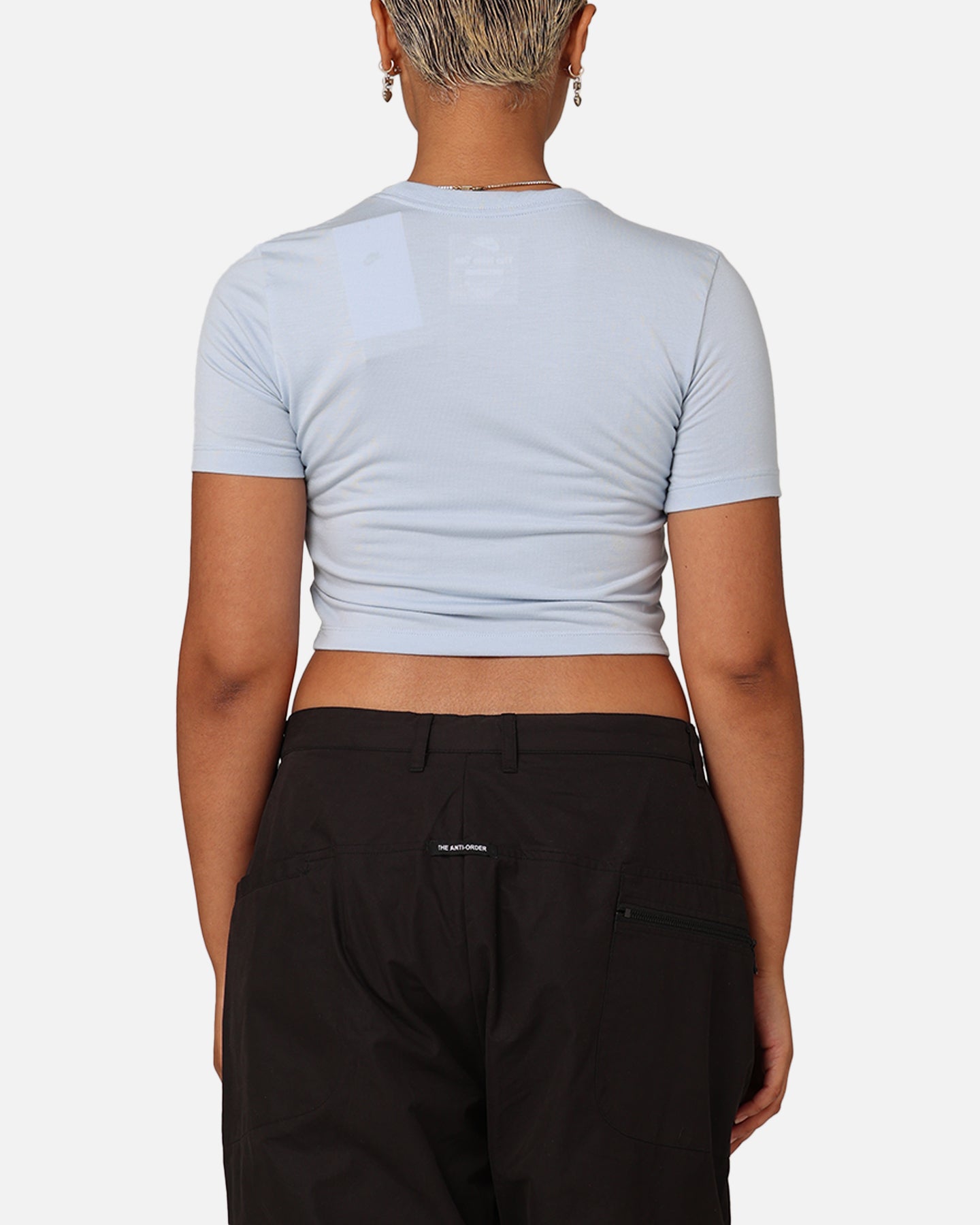 Nike Women's Sportswear Essential Slim Cropped T-Shirt Light Armoury Blue、mySite、zt4zffjzw