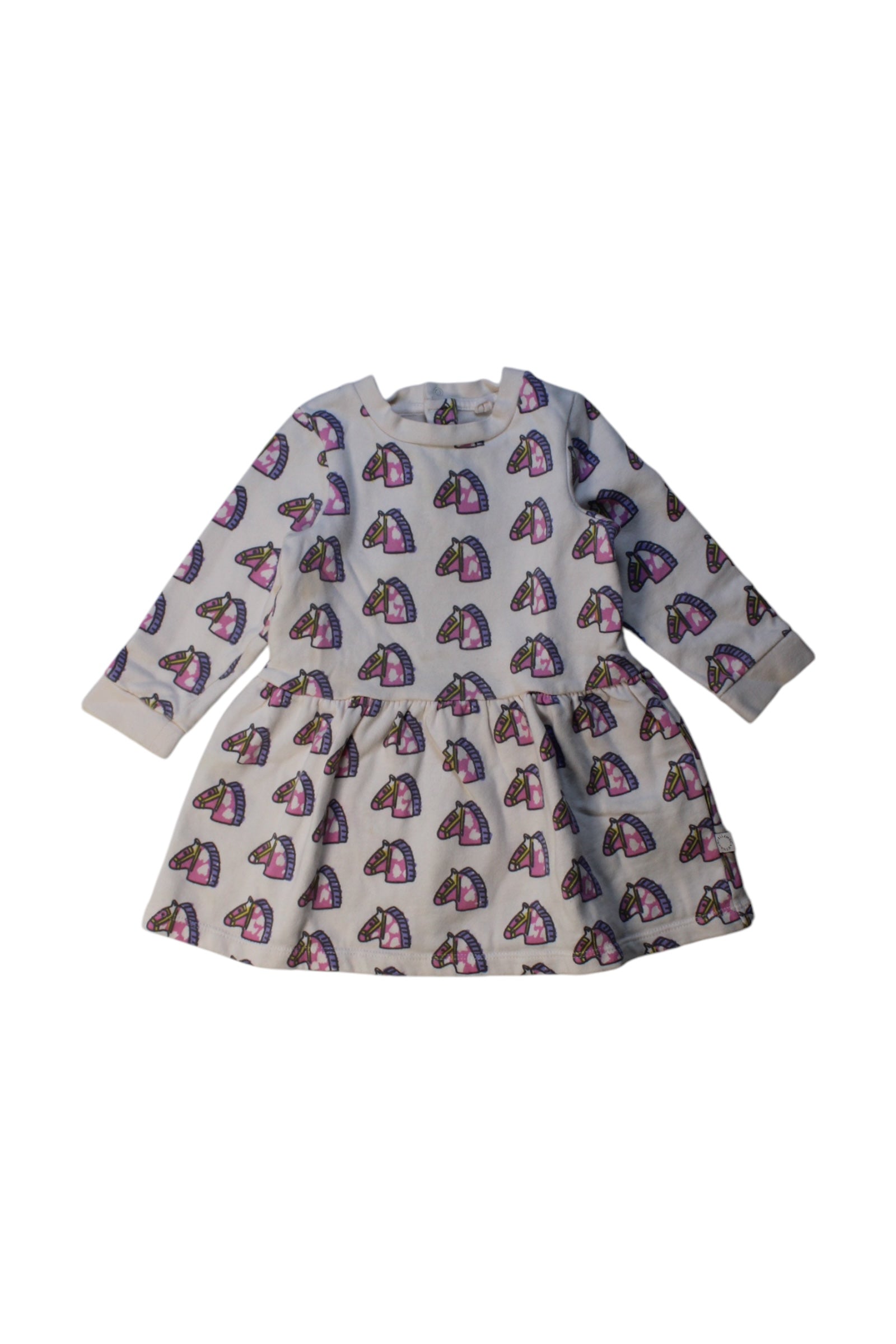 Stella McCartney Long Sleeve Animal Print Dress 6-12M、mySite、g9winljtr