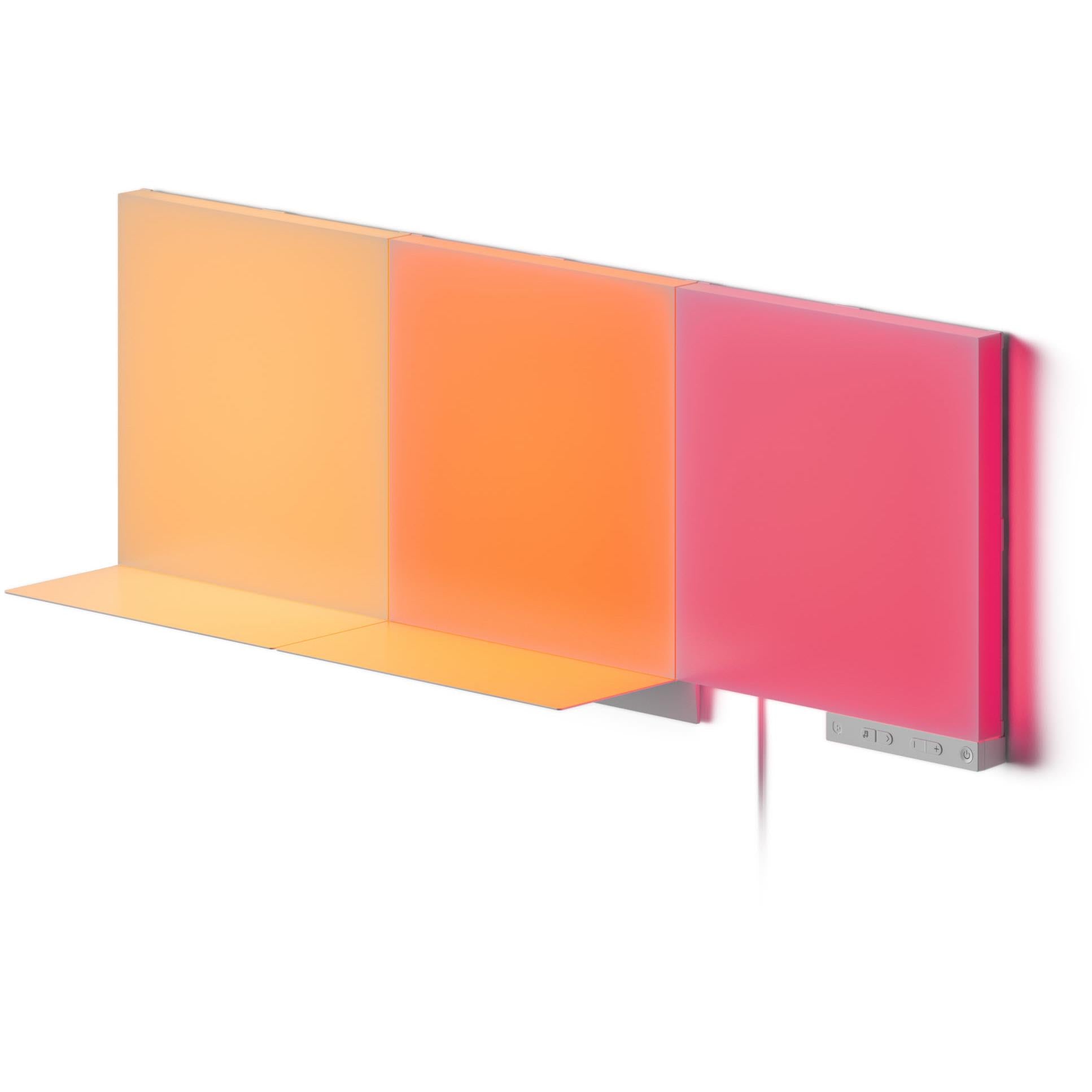 Nanoleaf Blocks Squares + Shelves Starter Kit、mySite、camillekostekn