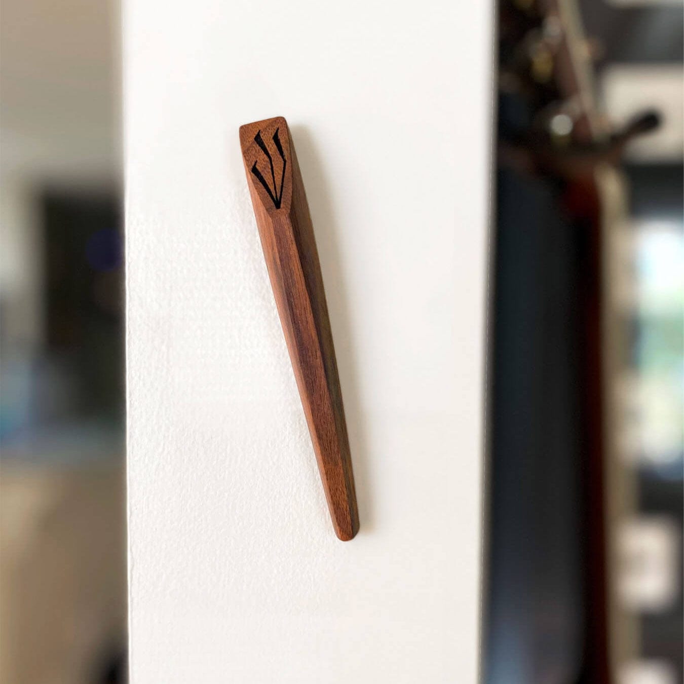Ember Walnut Mezuzah by Windthrow、mySite、topwebapps