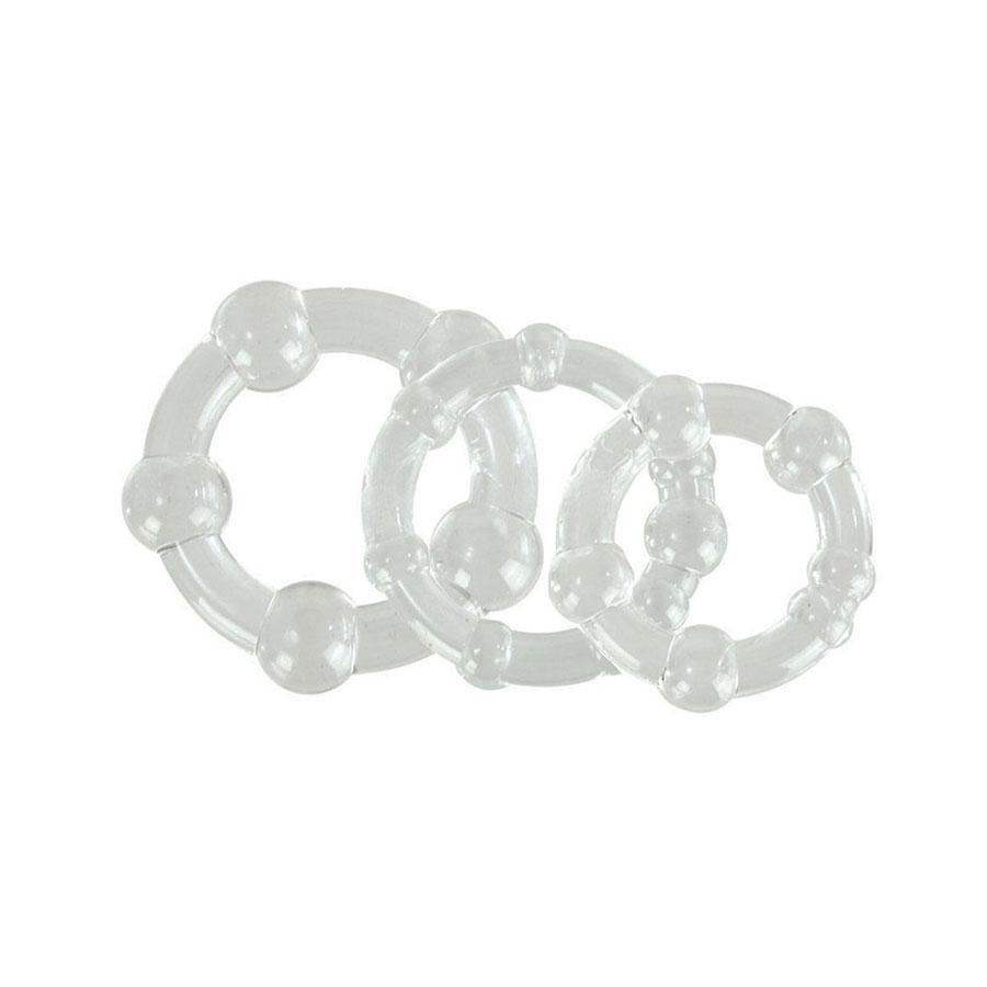 Island Penis Rings Clear Stamina Building Cock Ring 3 Pack、mySite、bottomscart