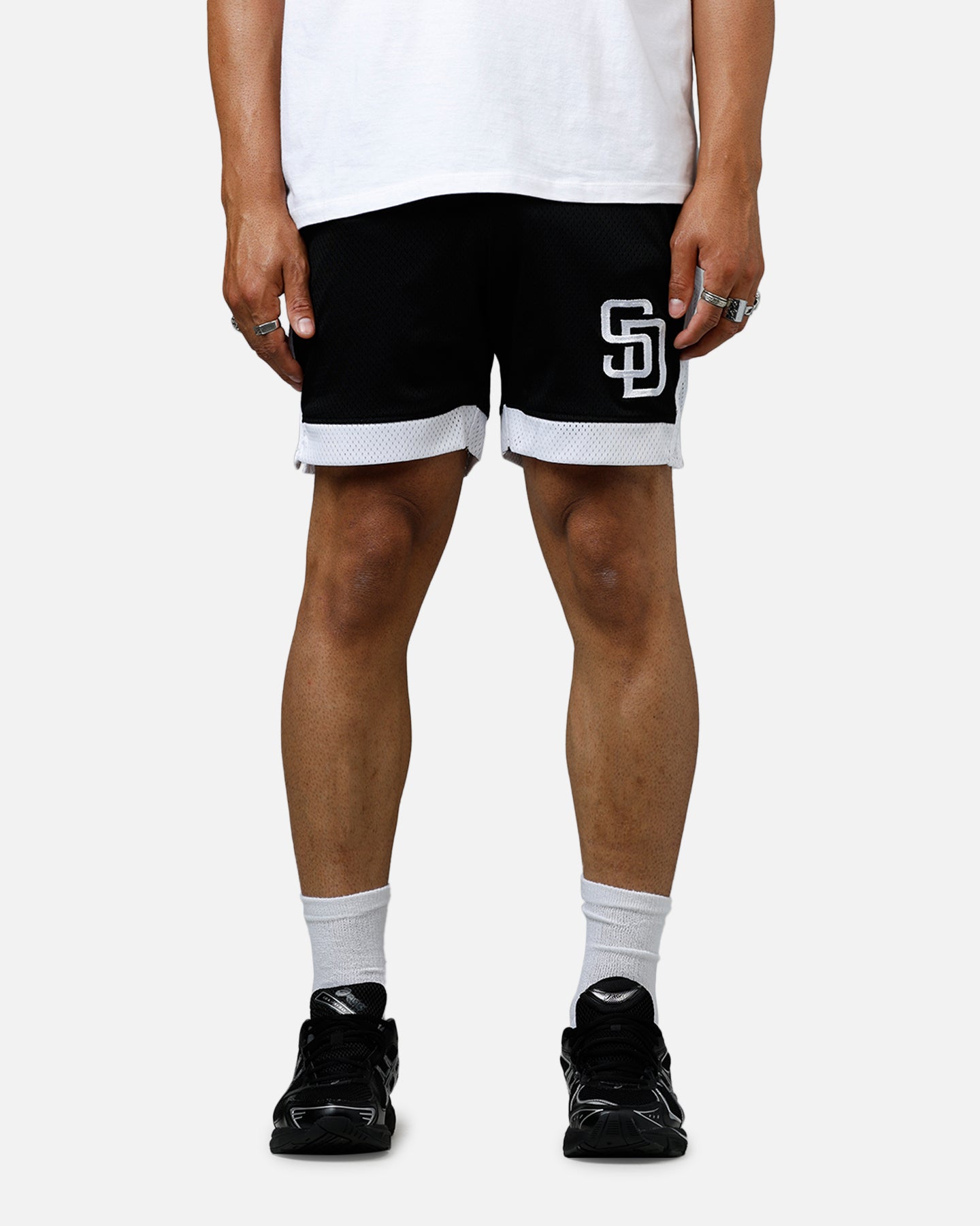 New Era San Diego Padres Sport Class Shorts Black/White、mySite、zt4zffjzw