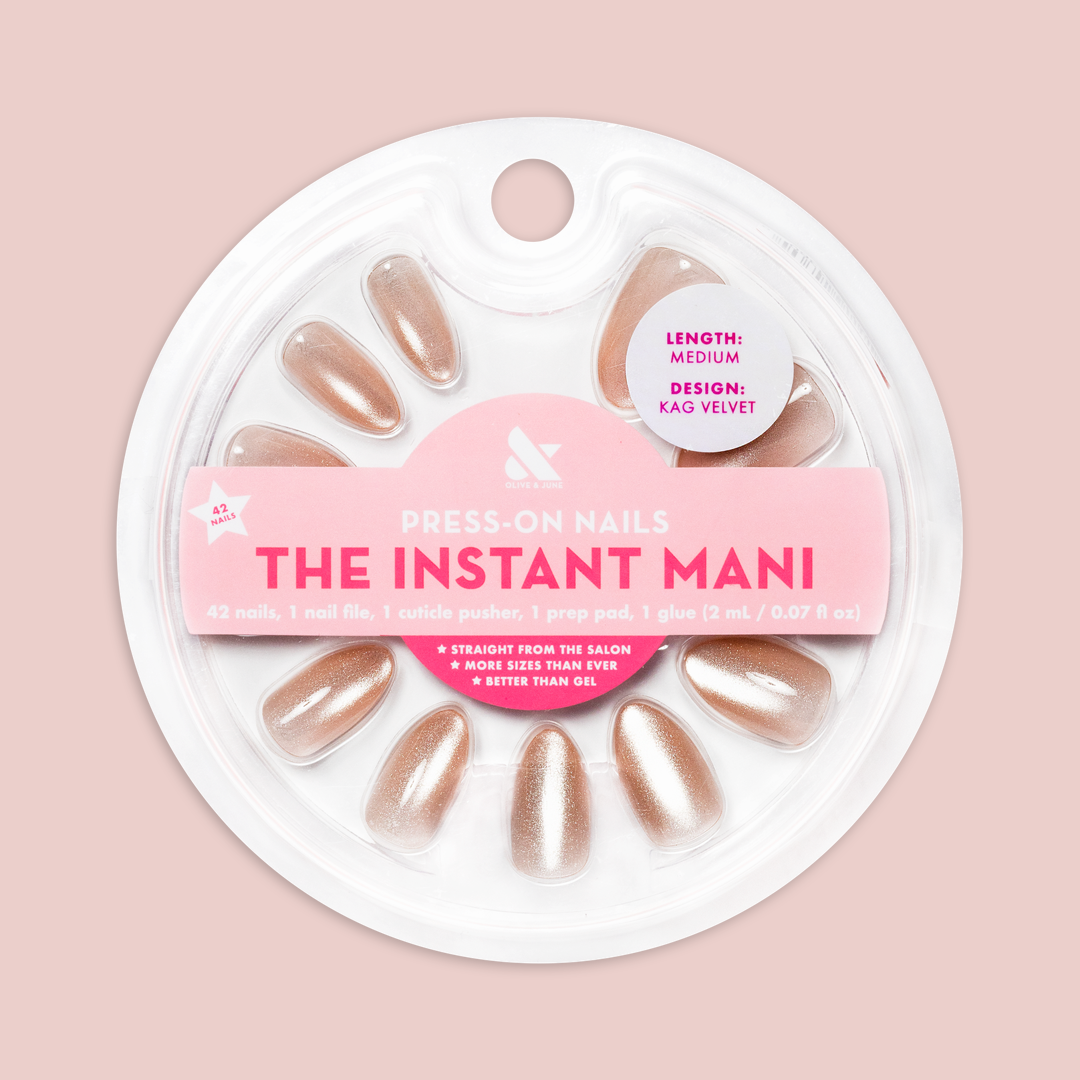 Velvet KAG - Press-On | Medium | Almond、mySite、solidvoid