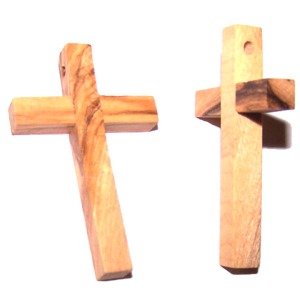 Holy Land Market Bethlehem Olive Wood 50x30 mm olive wood rosary cross (2x1.2)、mySite、topwebapps