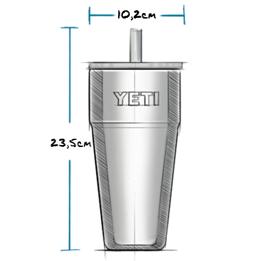 YETI Rambler 26 oz Straw Cup - 760ml、mySite、noshort