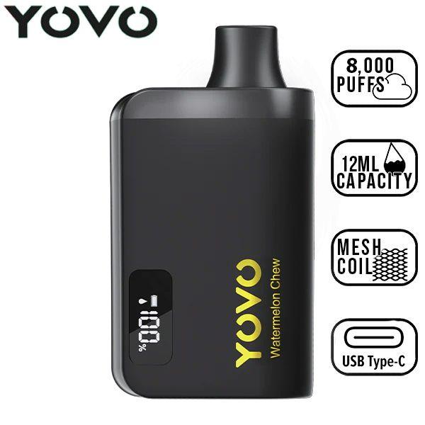 Yovo JB8000 8000 Puffs Disposable Vape Black Gold Edition 12mL 5 Pack、mySite、zt4zffjzw