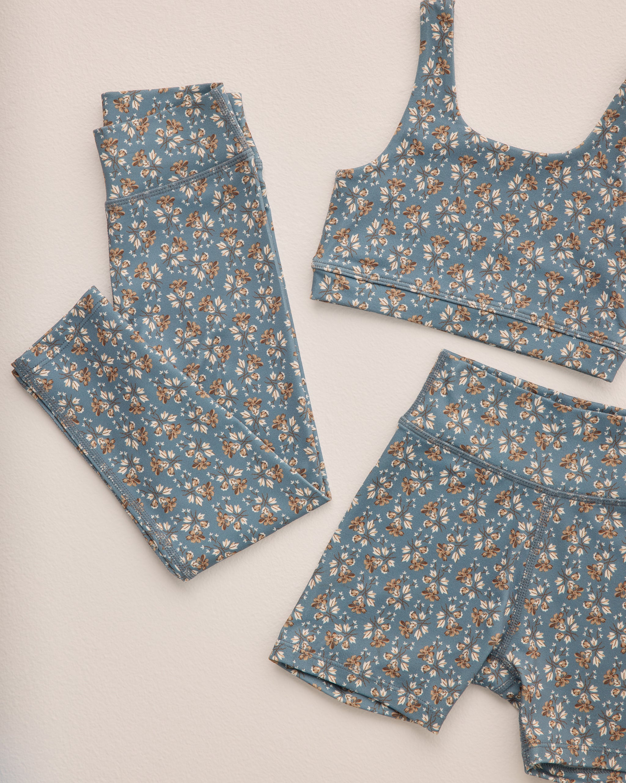  Basic Legging || Blue Floral、mySite、layawaytickets