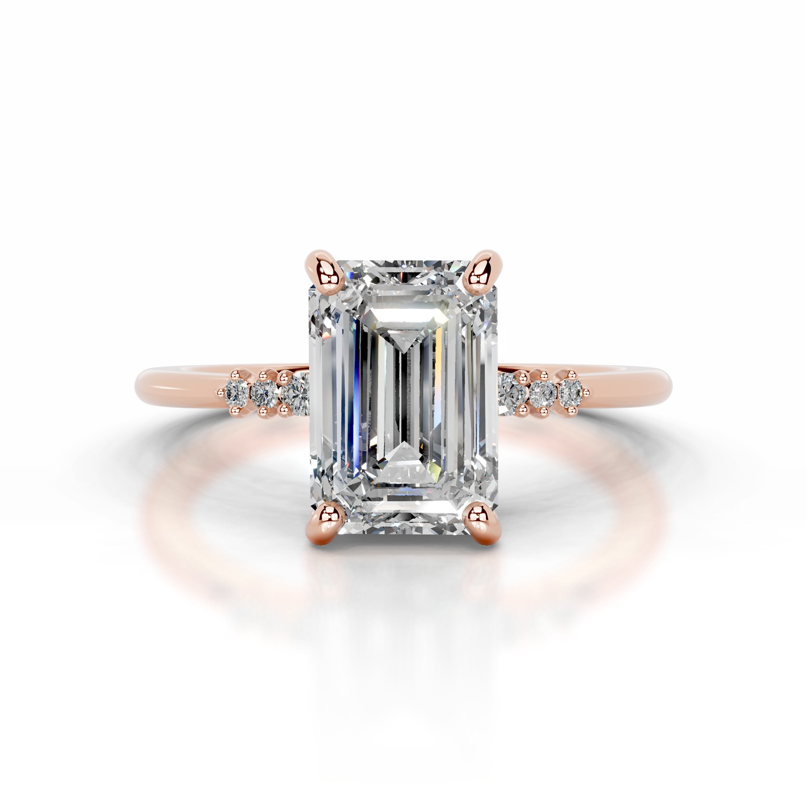 Hope Diamond Engagement Ring - 14K Rose Gold、mySite、hinf8tx79