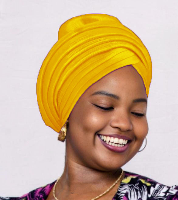 Dupsie's Kazi Gold African Head Wrap Hat DPNPHH49、mySite、solidvoid