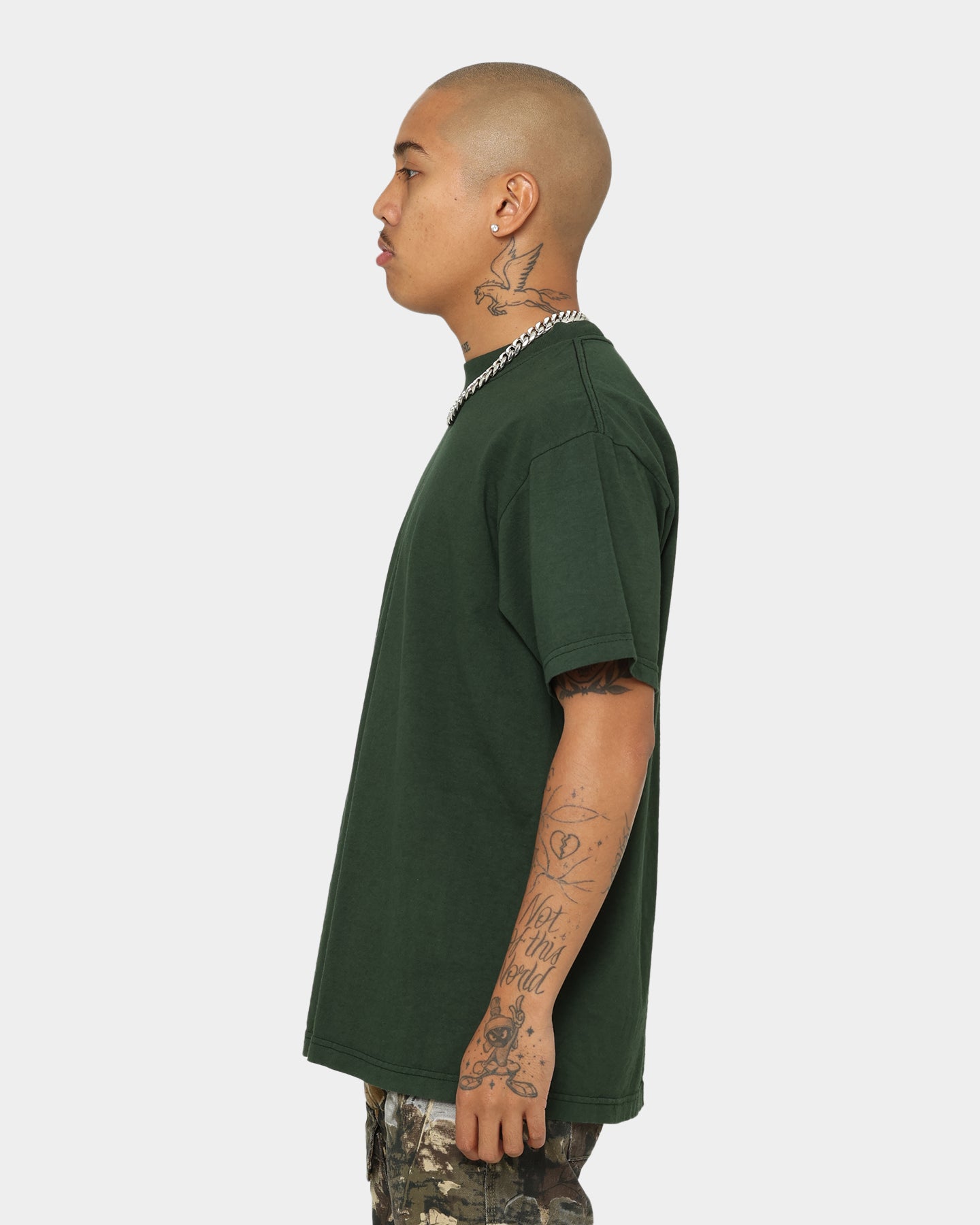 Shaka Wear Max Heavyweight Garment Dye T-Shirt Moss、mySite、zt4zffjzw