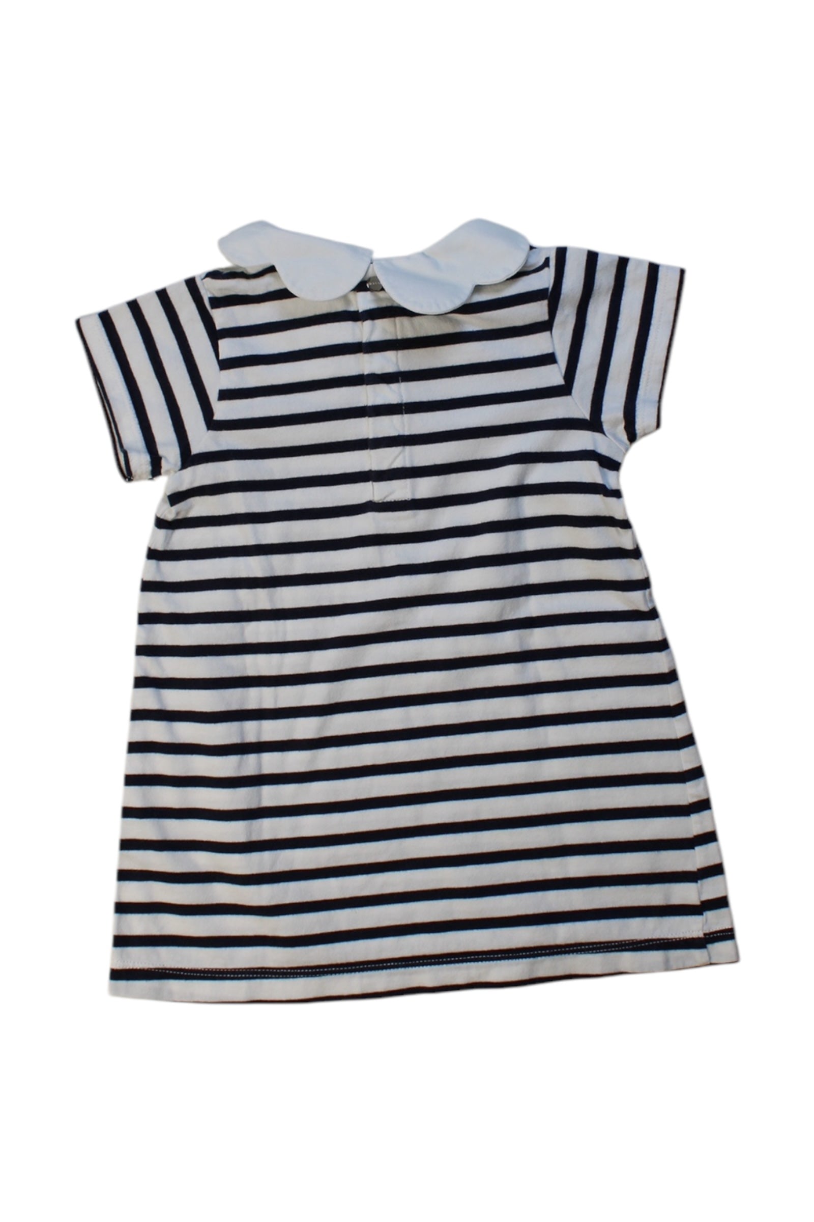 Jacadi Striped Peter Pan Collar Dress 2T、mySite、g9winljtr