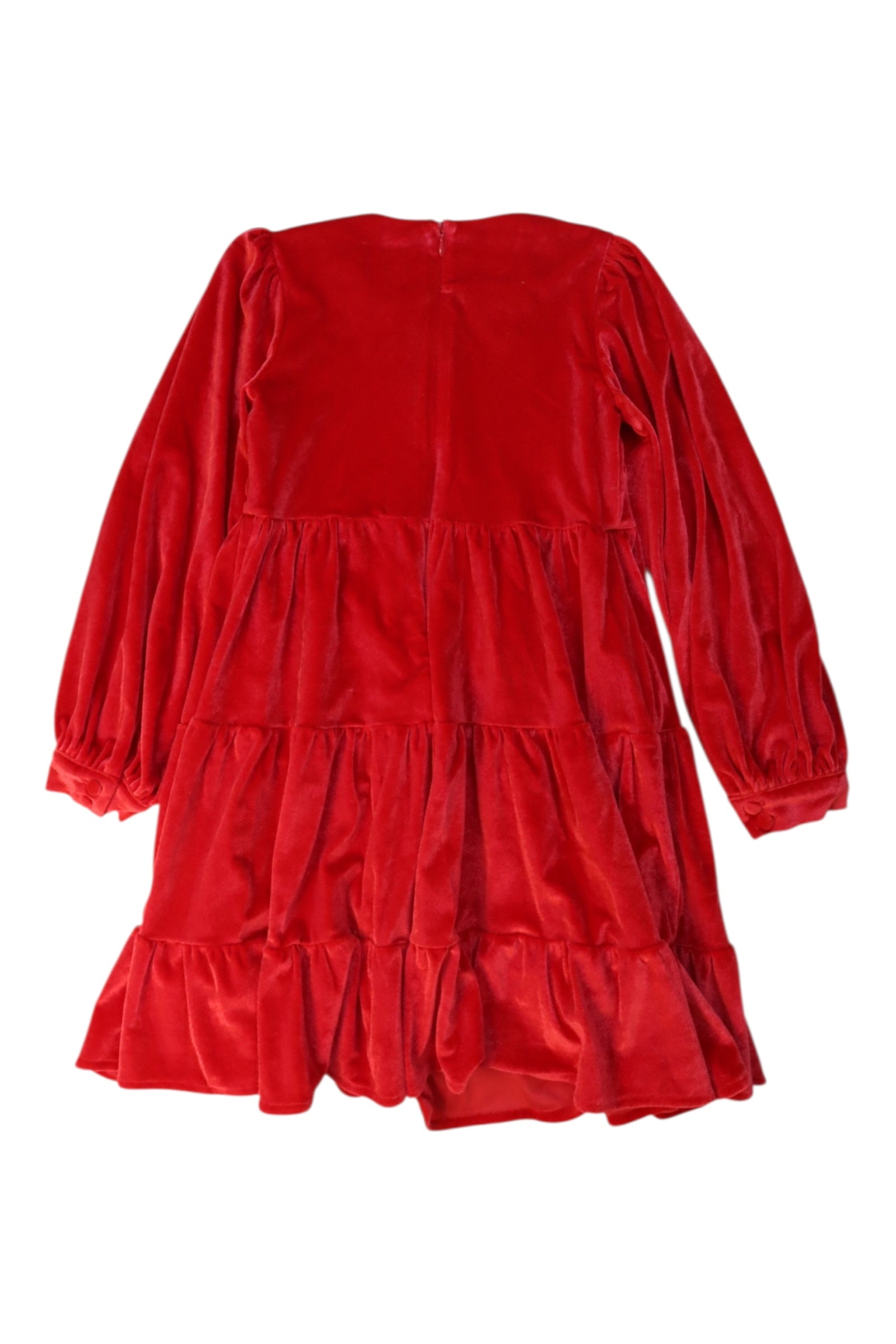 Bardot Junior Velvet Long Sleeve Dress 7Y、mySite、g9winljtr