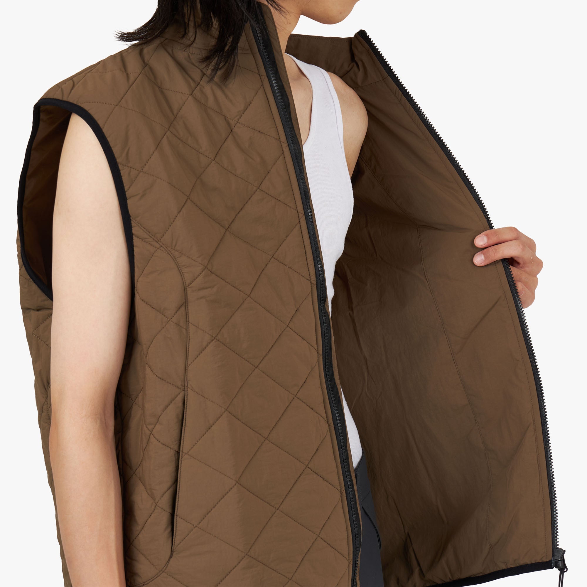  Adsum Diamond Vest / Coyote、mySite、merchandisen