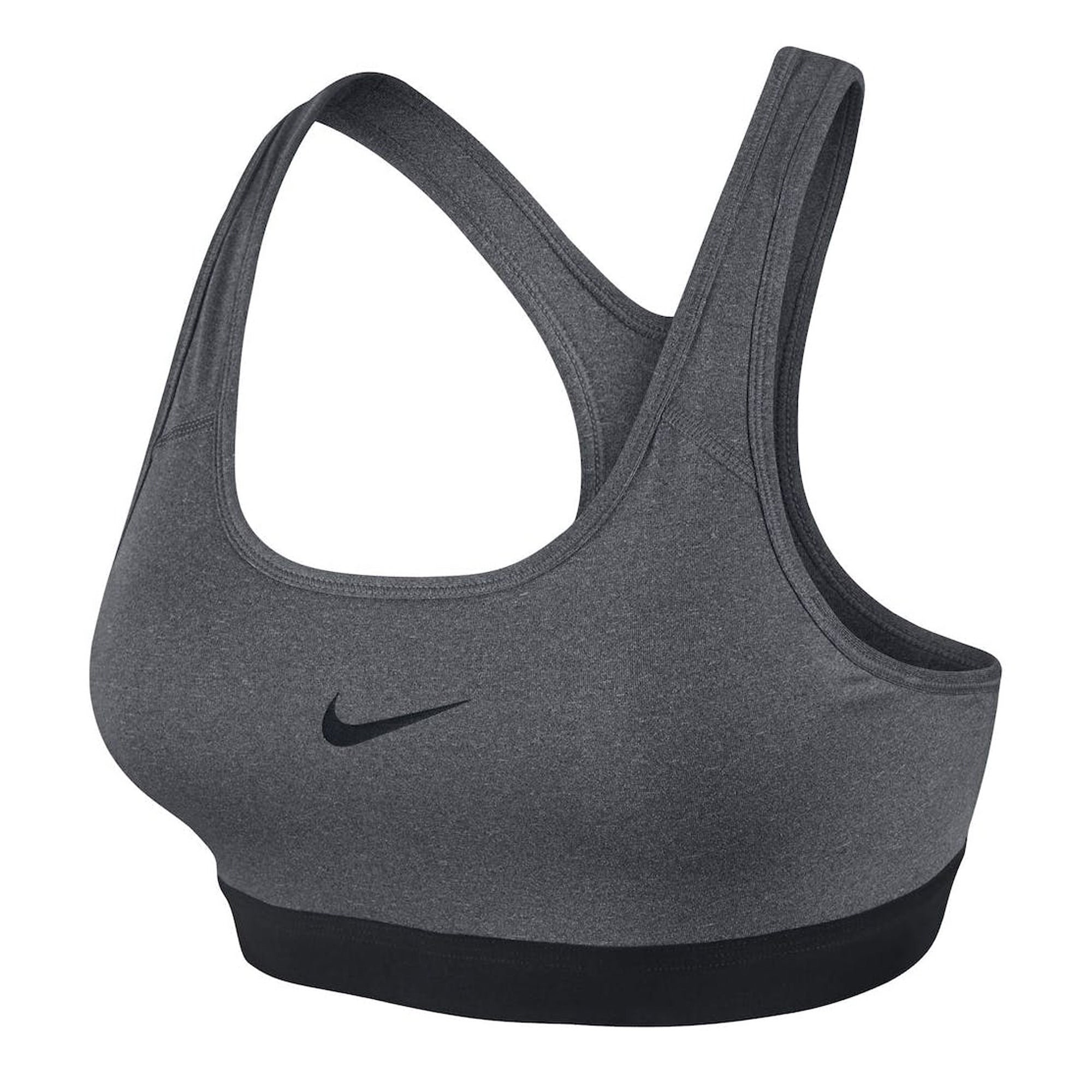 Nike Women's Pro Classic Padded Sports Bra Carbon Heather/Black、mySite、noshort
