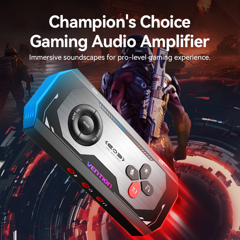 Vention Gaming Audio Amplifier Black、mySite、fannypackpong