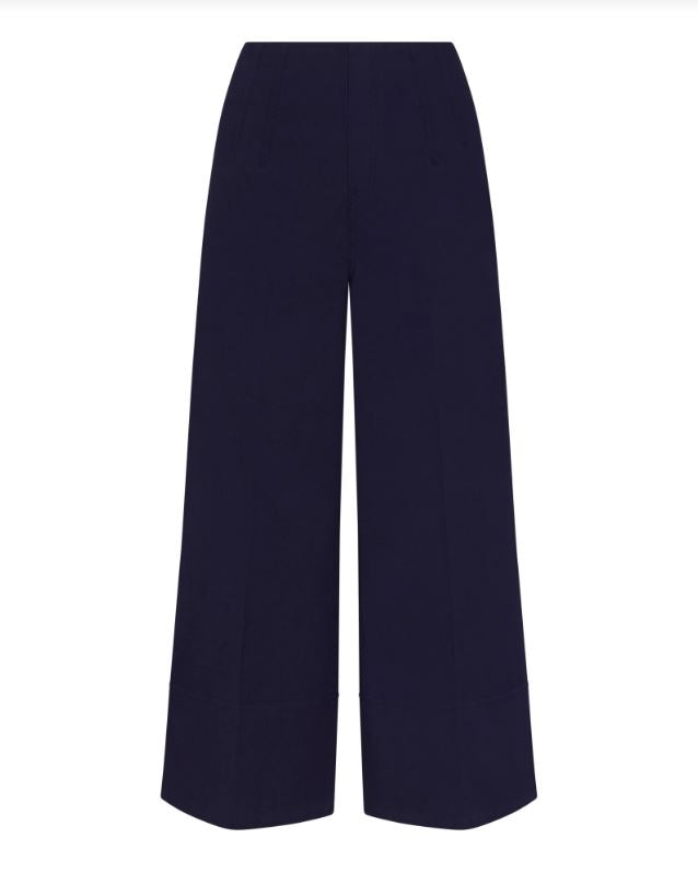 Spanx Stretch Twill Cropped Wide-Leg Pant - Final Sale、mySite、noshort