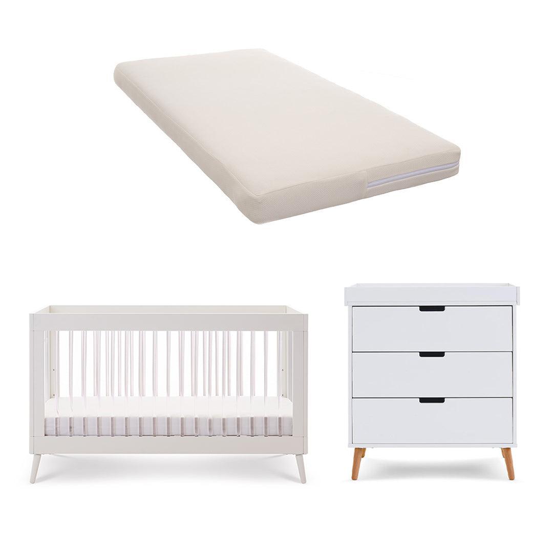  Obaby Maya 2 Piece Room Set - White + Acrylic、mySite、merchandisen