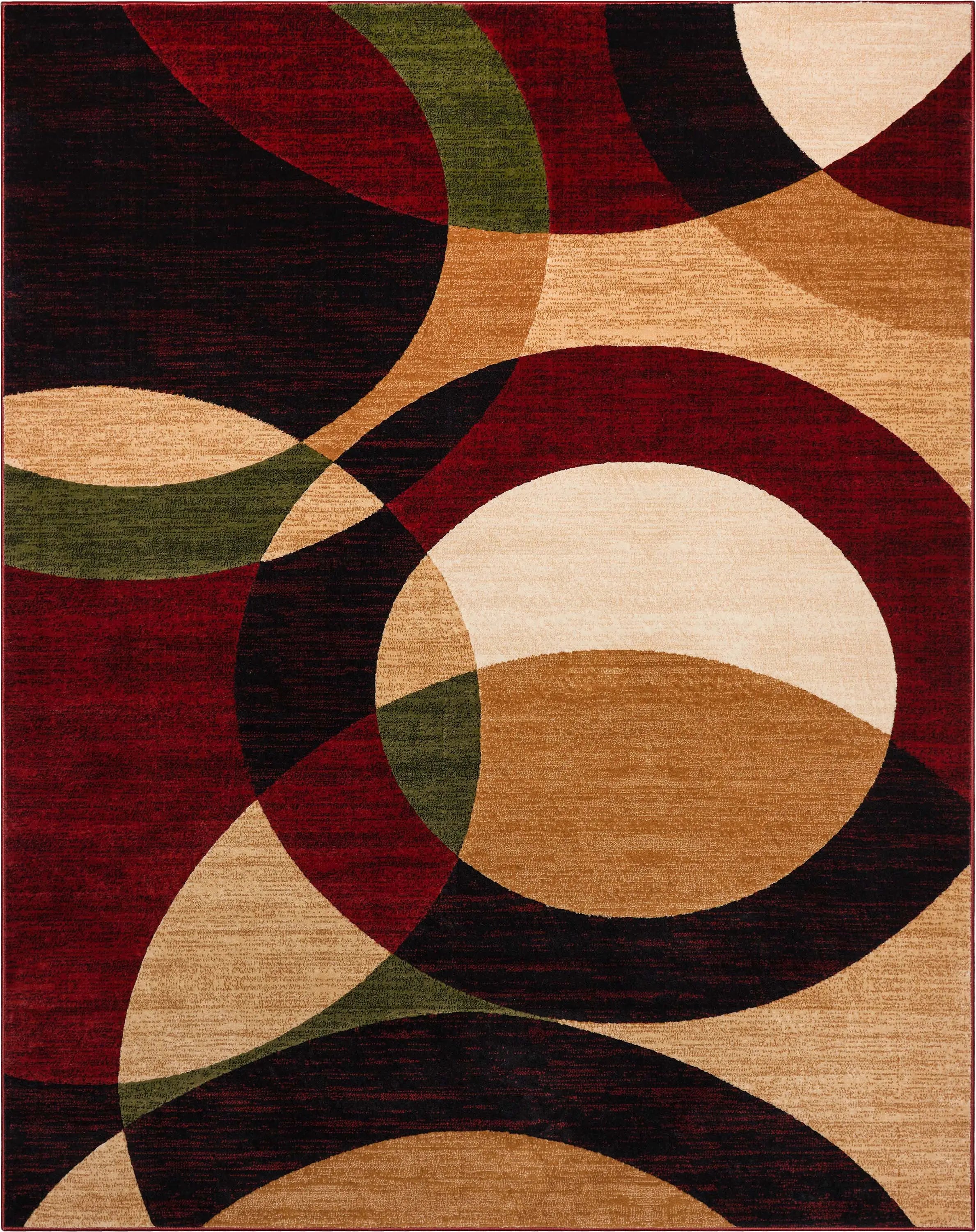 Bingo Red Modern Rug、mySite、gigharbornorthrealestate
