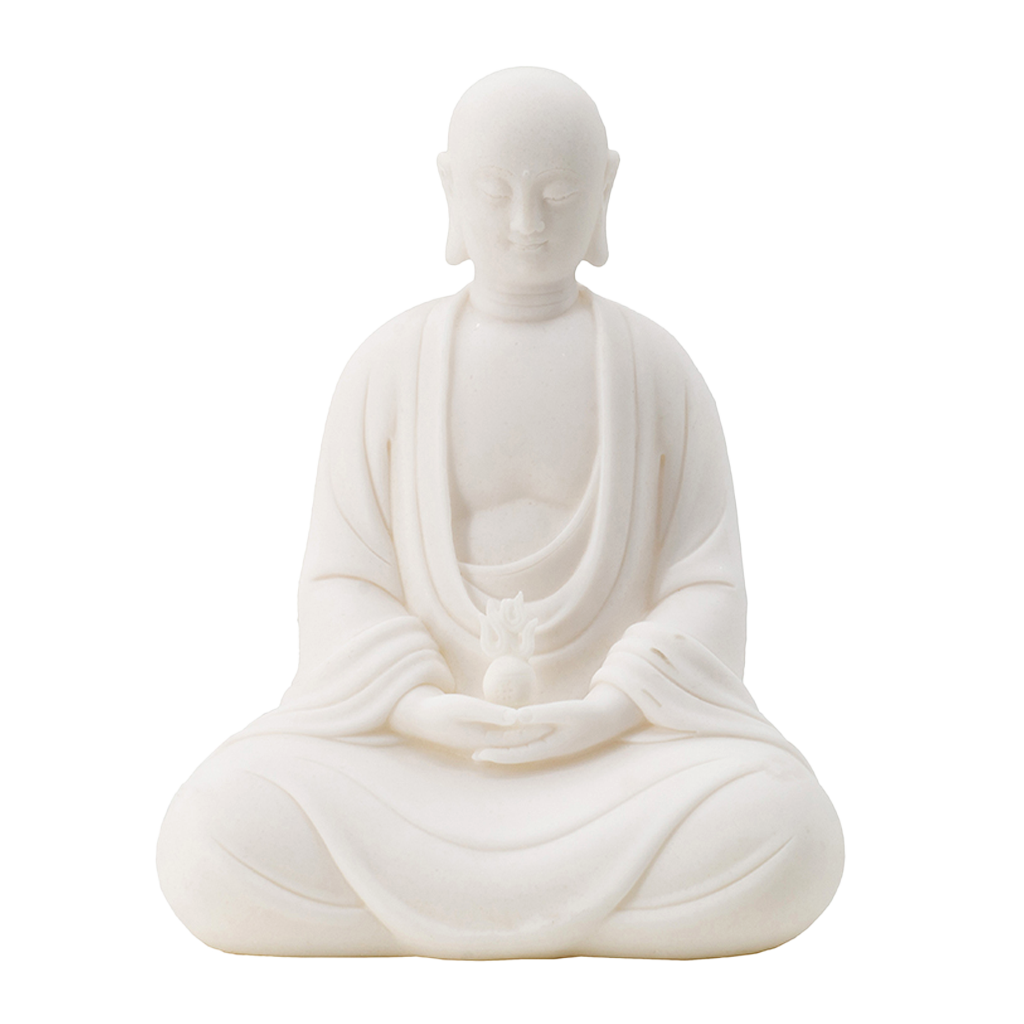 White Resin Buddha Statue、mySite、topwebapps