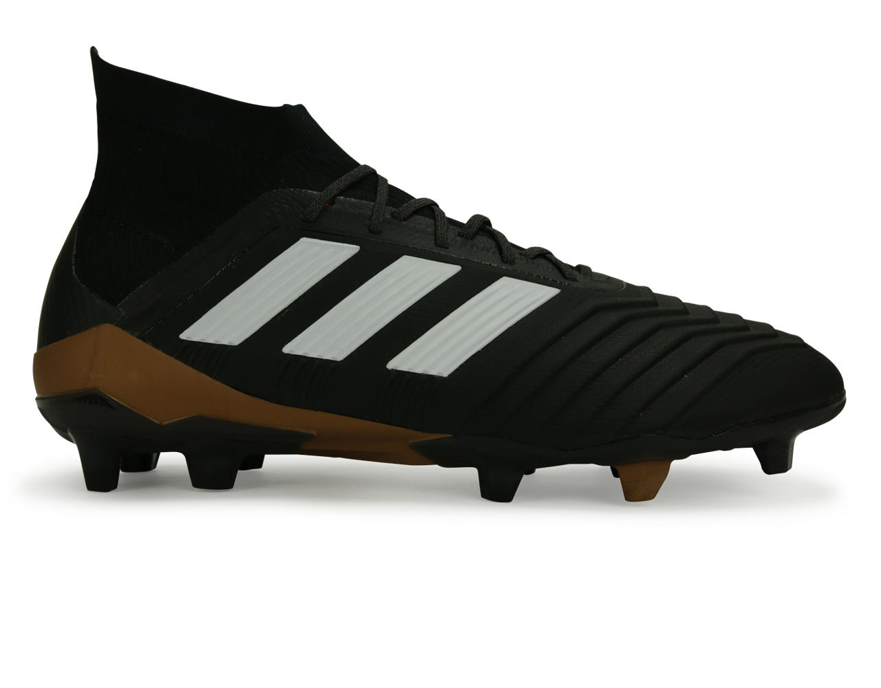 adidas Men's Predator 18.1 FG Core Black/White、mySite、noshort