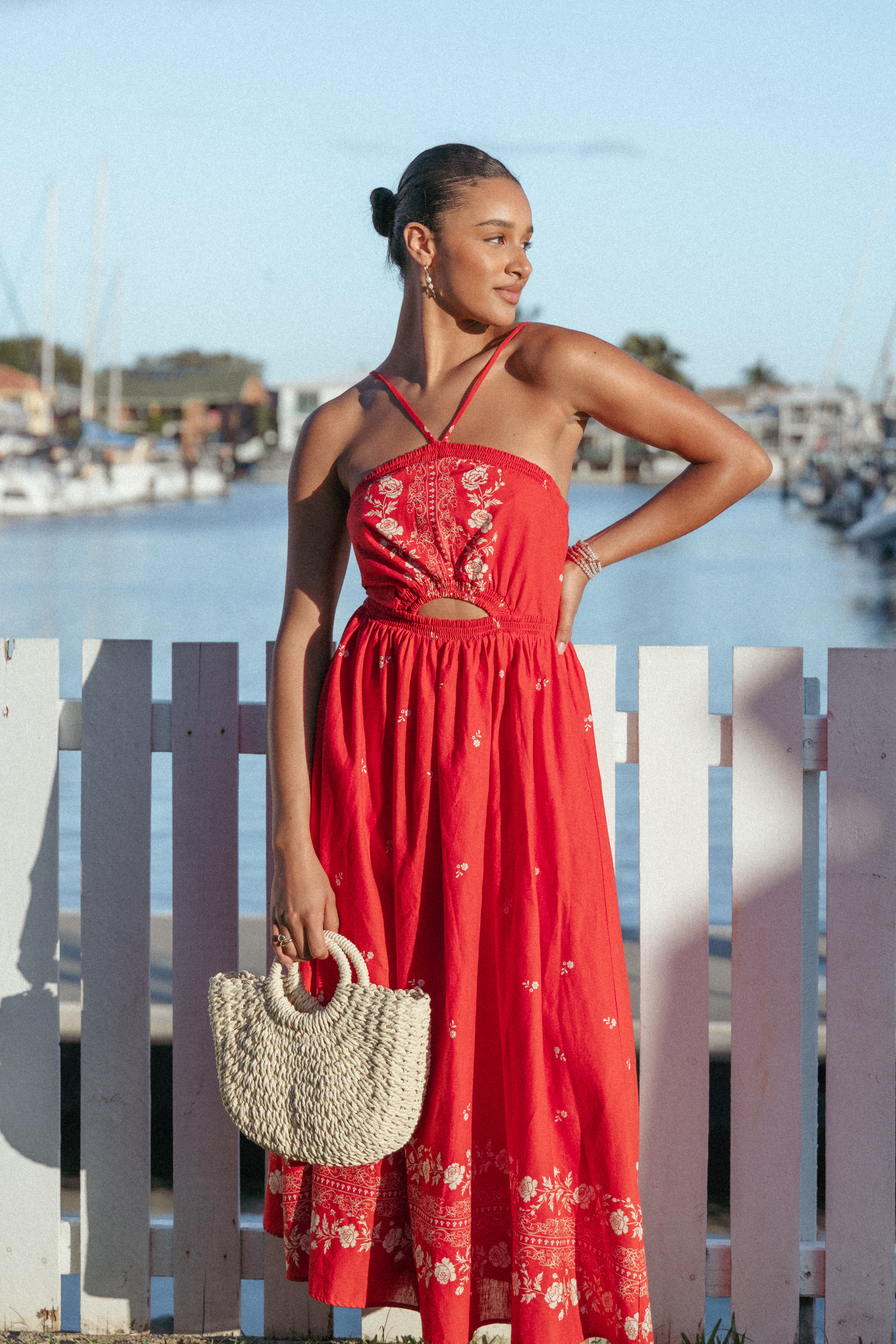  Madi Maxi Dress - Red Floral Bandana、mySite、sugarbowlscore