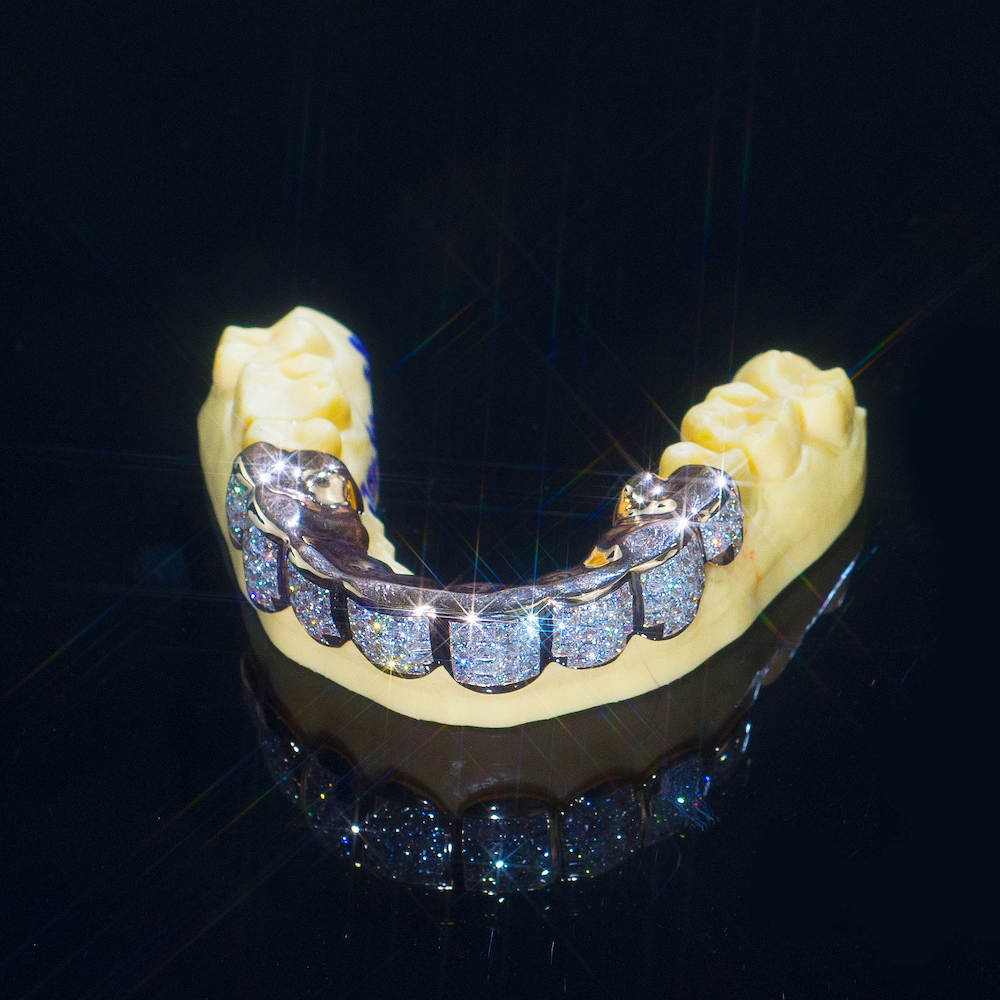 8 on 8 VVS Baguette Moissanite Diamond Grillz、mySite、hinf8tx79