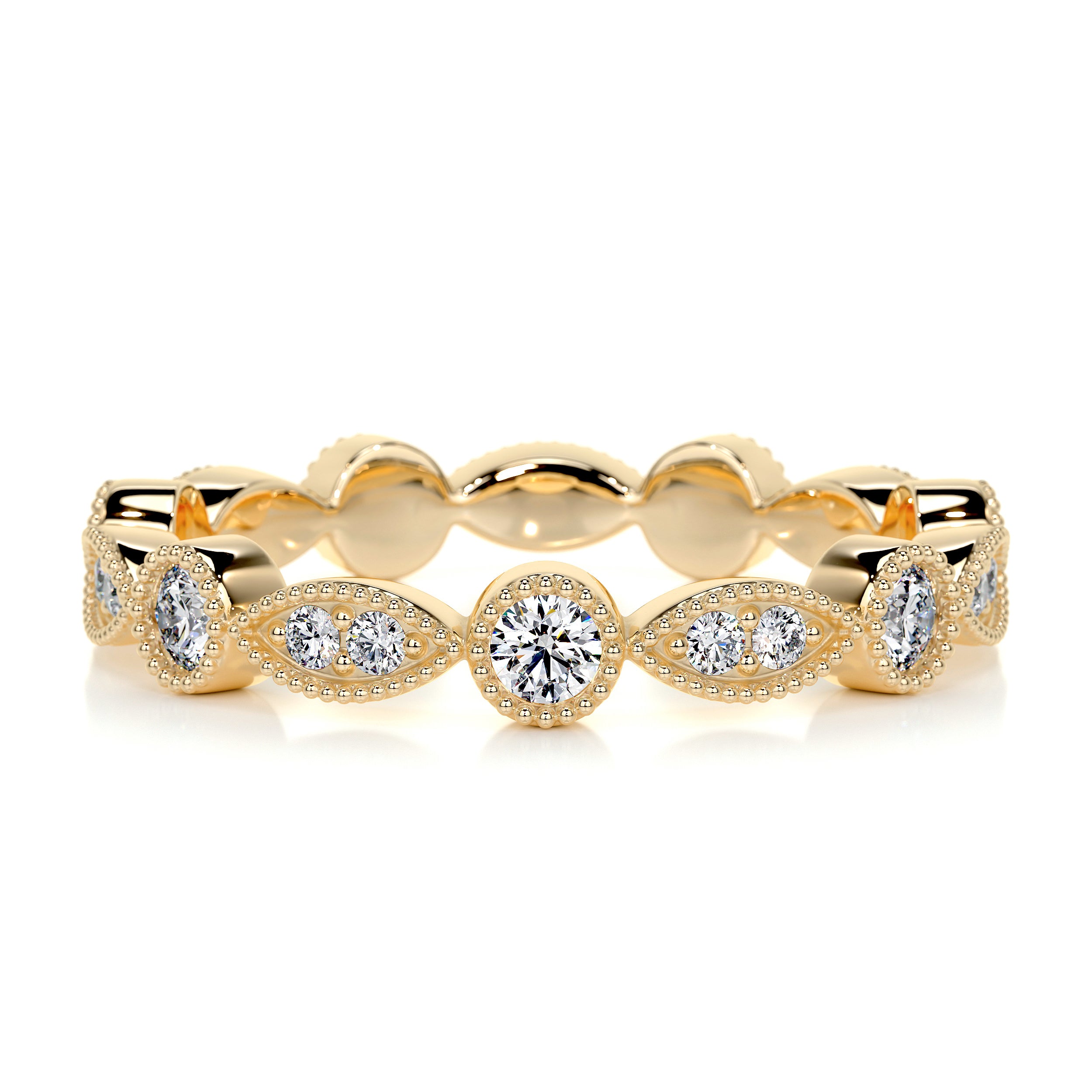 Amelia Eternity Wedding Ring (0.5 Carat) -18K Yellow Gold、mySite、hinf8tx79