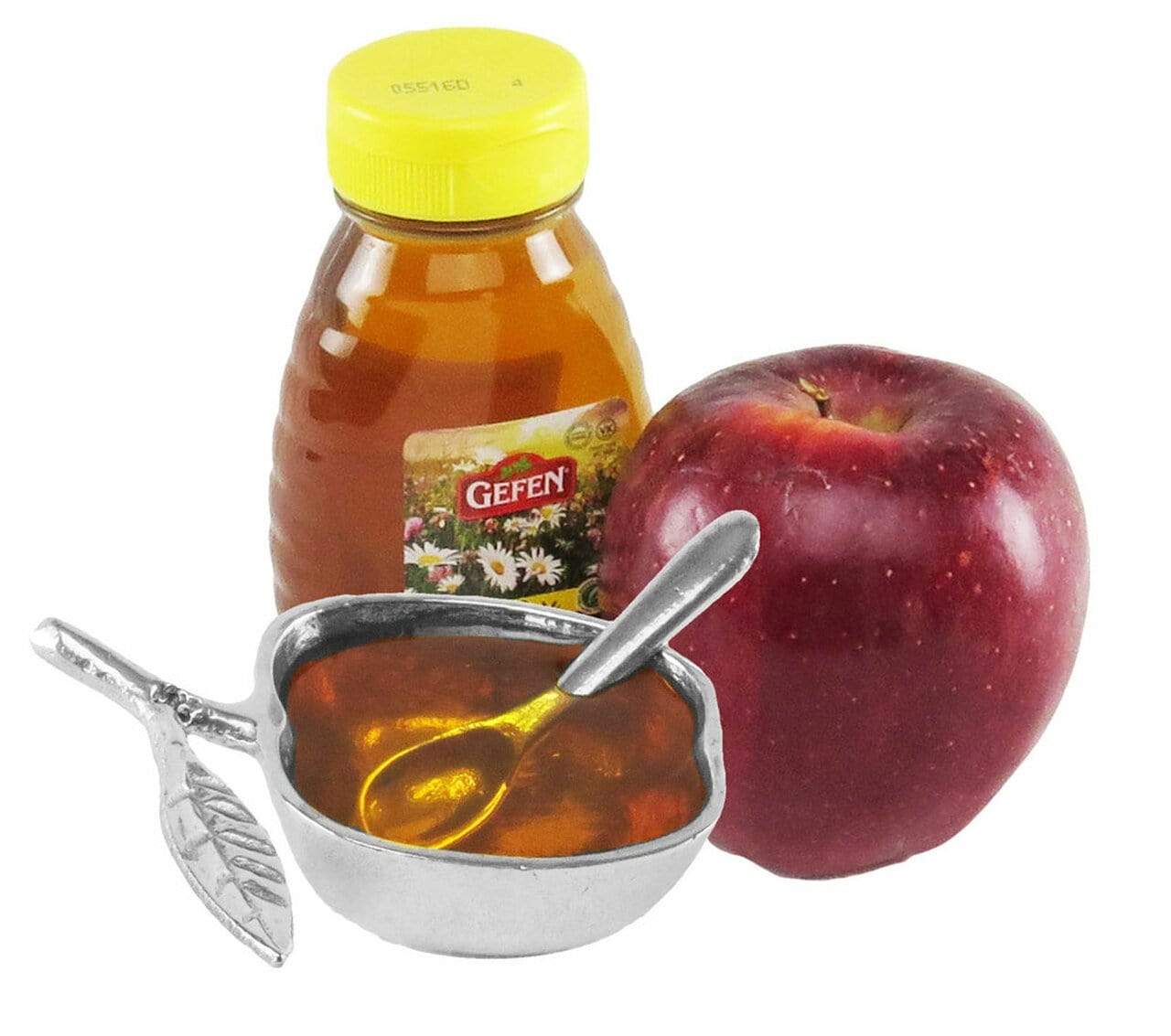 Set of Two Salt/Honey Dishes - Silver、mySite、topwebapps