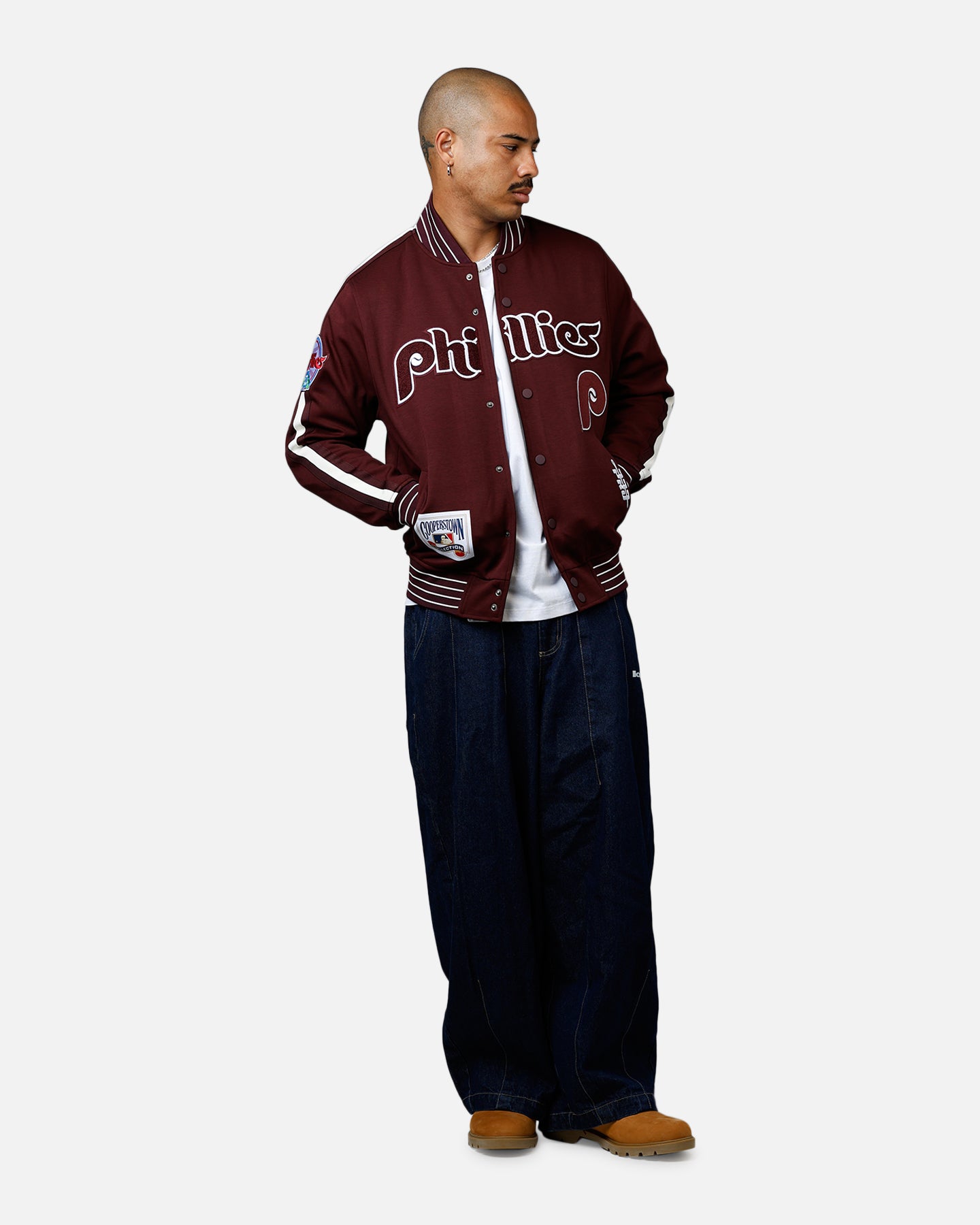 Pro Standard Philadelphia Phillies Double Knit Jacket Burgundy、mySite、zt4zffjzw