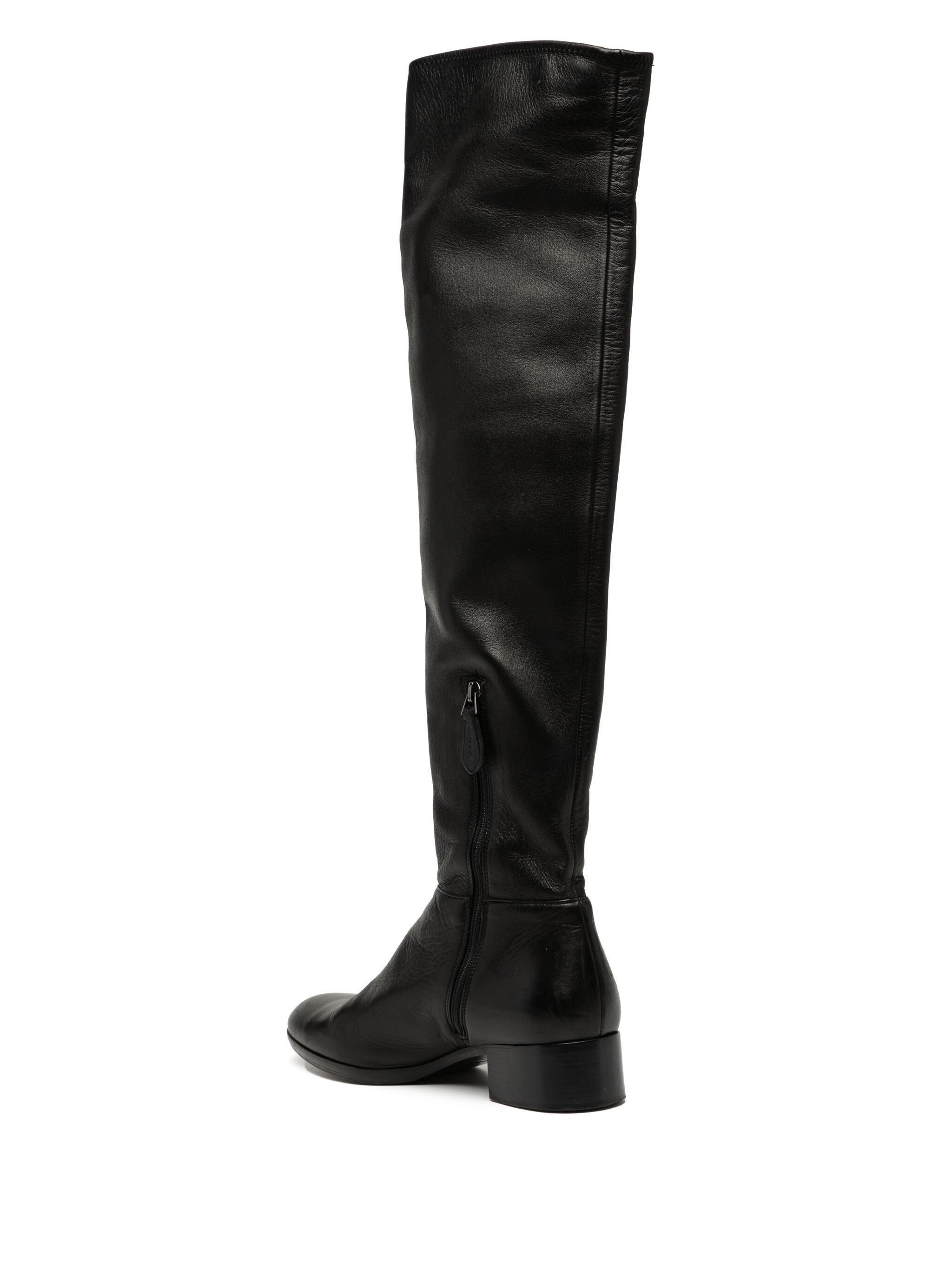 Alaïa Over The Knee Leather Boots、mySite、garminoutage.com