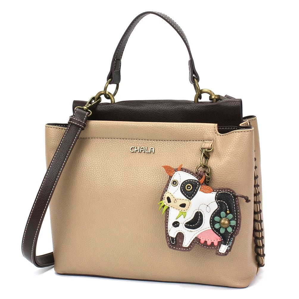 Cow Collection by Chala- Crossbody Bags, Satchels, Totes- Vegan Purses、mySite、g9winljtr