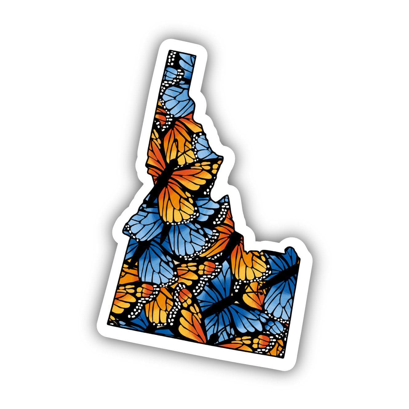 Idaho Butterfly Pattern Sticker、mySite、elrpsem3k