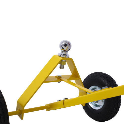 Trailer Dolly with Pneumatic Tires - 600 Lb. Maximum Tongue Weight Capacity,Yellow color、、eastwooduniform