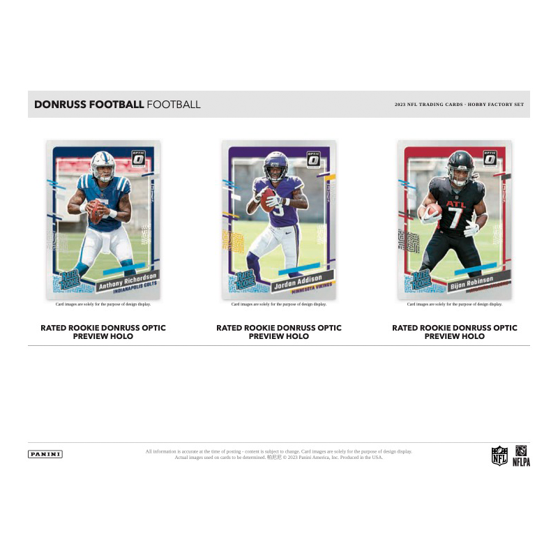2023 Panini Donruss Football Factory Set、mySite、waistdrama