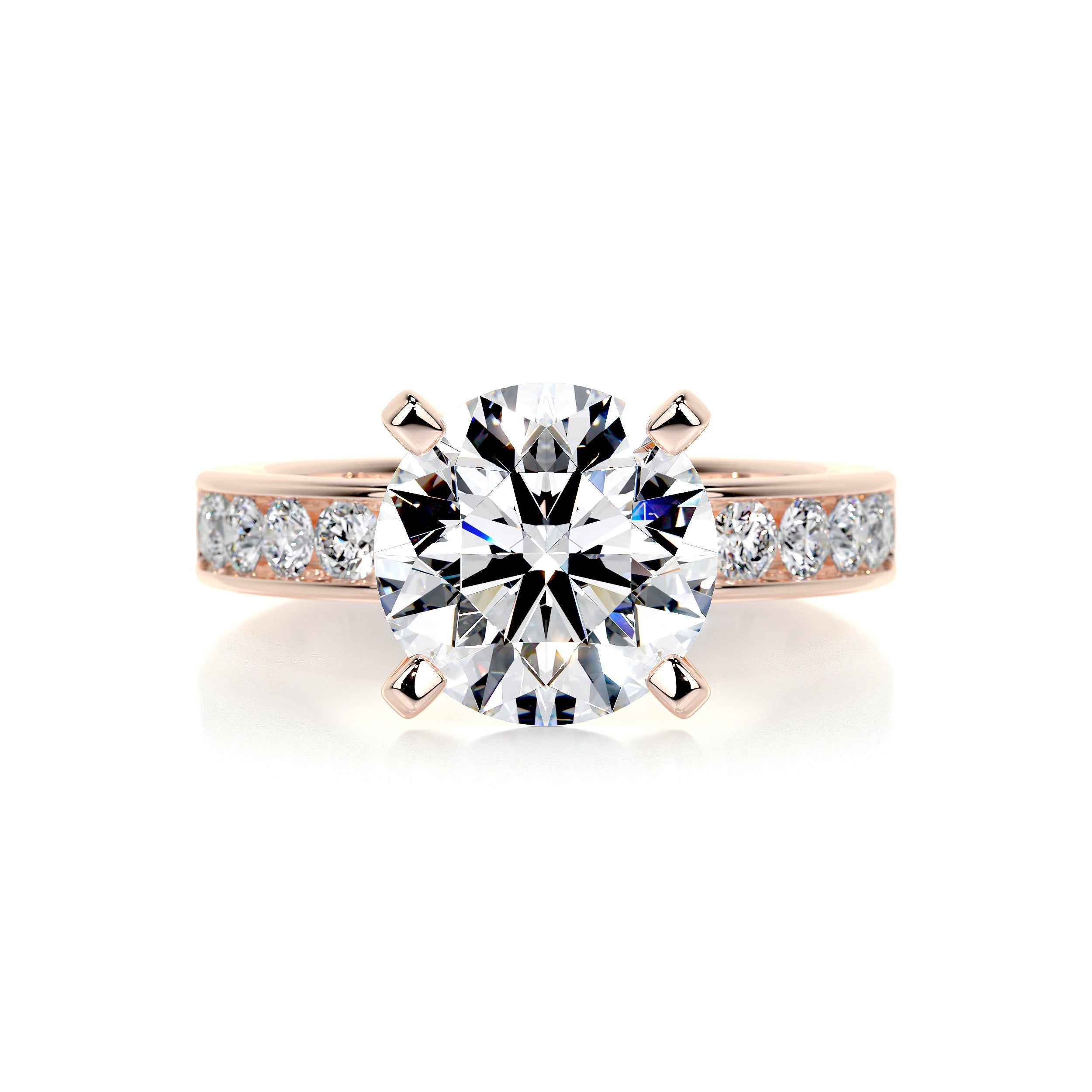 Giselle Diamond Engagement Ring - 14K Rose Gold、mySite、hinf8tx79