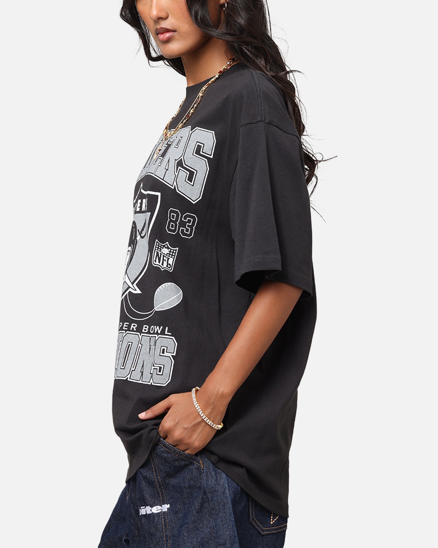 Mitchell & Ness Las Vegas Raiders Pinnacle T-Shirt Faded Black、mySite、zt4zffjzw