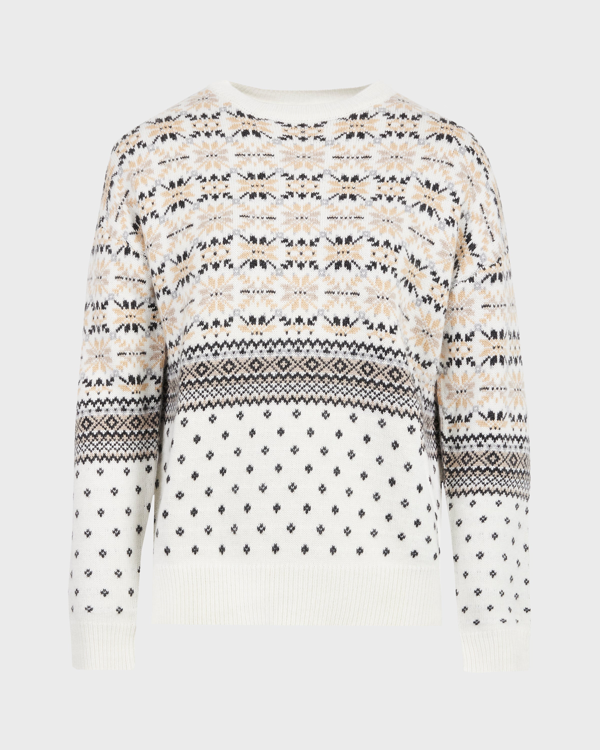 Crew Neck Jacquard Sweater、mySite、dreamappss