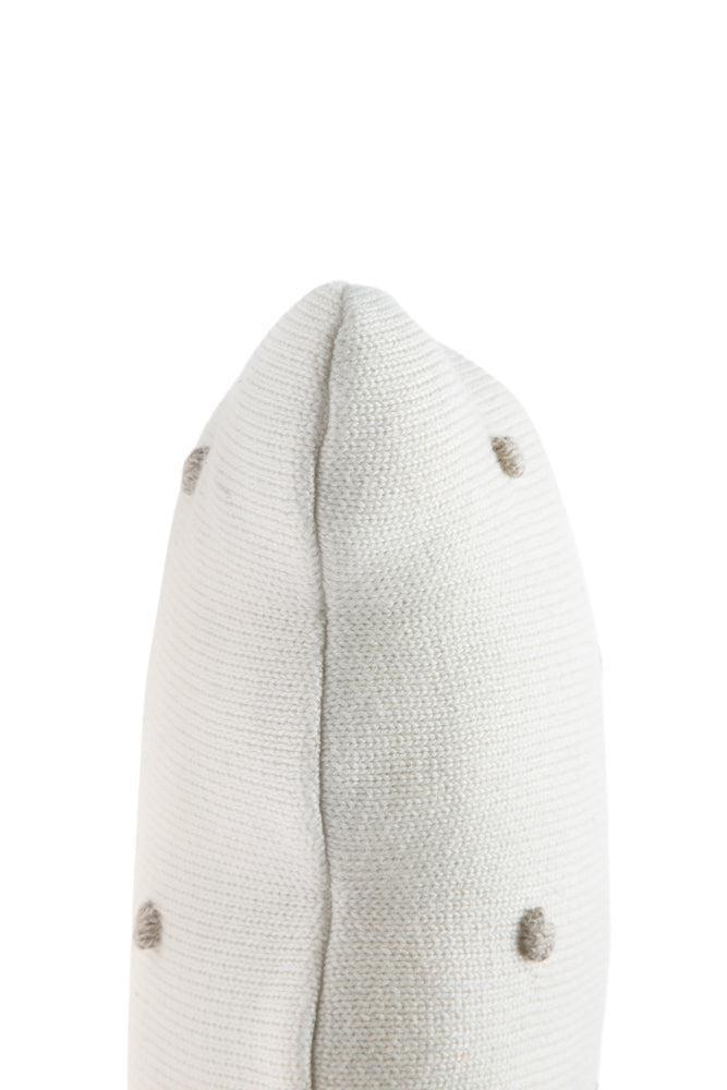 KNITTED CUSHION BISCUIT IVORY、mySite、gigharbornorthrealestate