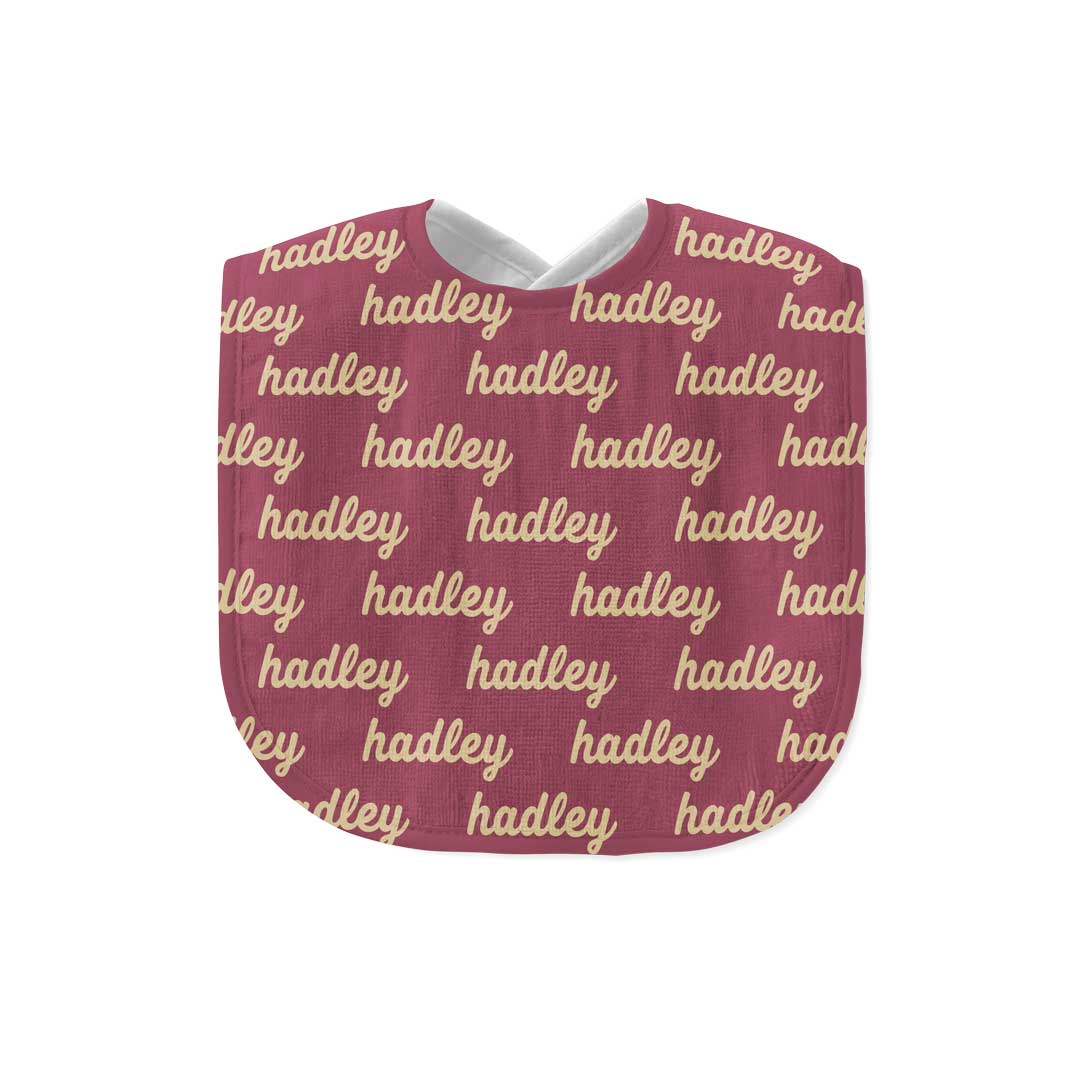  Personalized Baby Name Bib | Garnet、mySite、layawaytickets