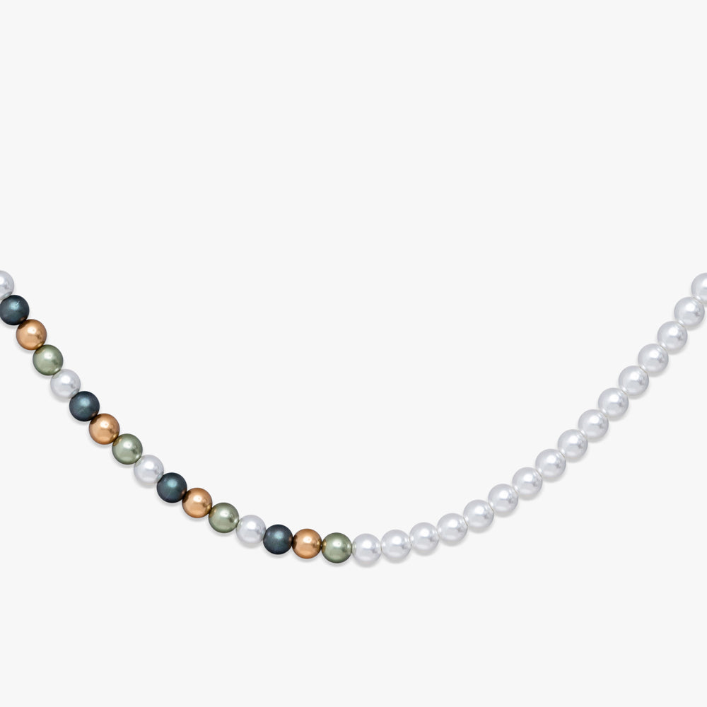 Tri-Color Pearl Necklace、mySite、hinf8tx79