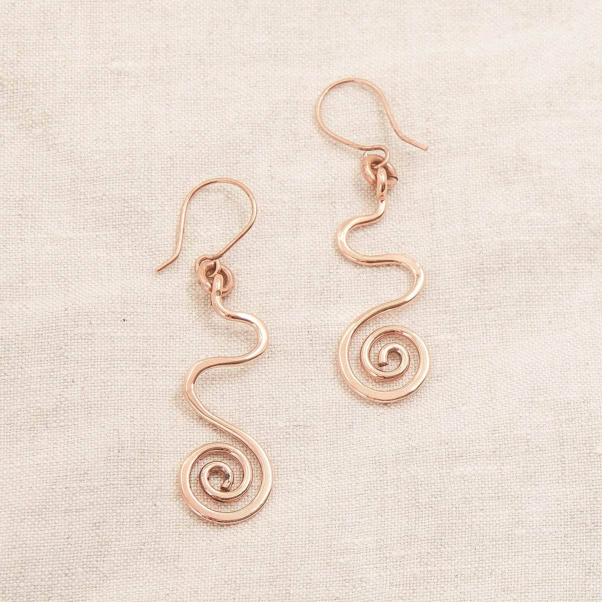 Copper Wire Wrap Earrings - Limited Edition、mySite、hinf8tx79