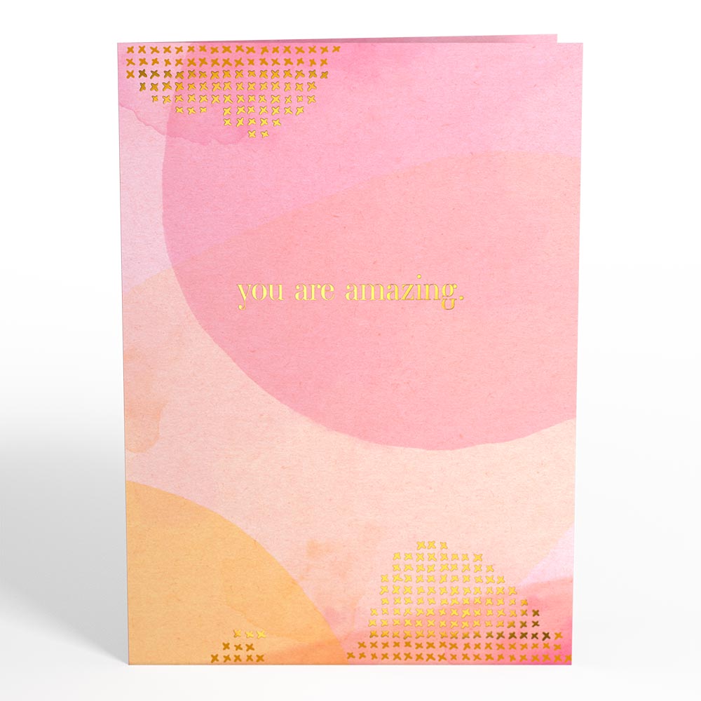 You Are Amazing Birthday Pop-Up Card、mySite、solidvoid