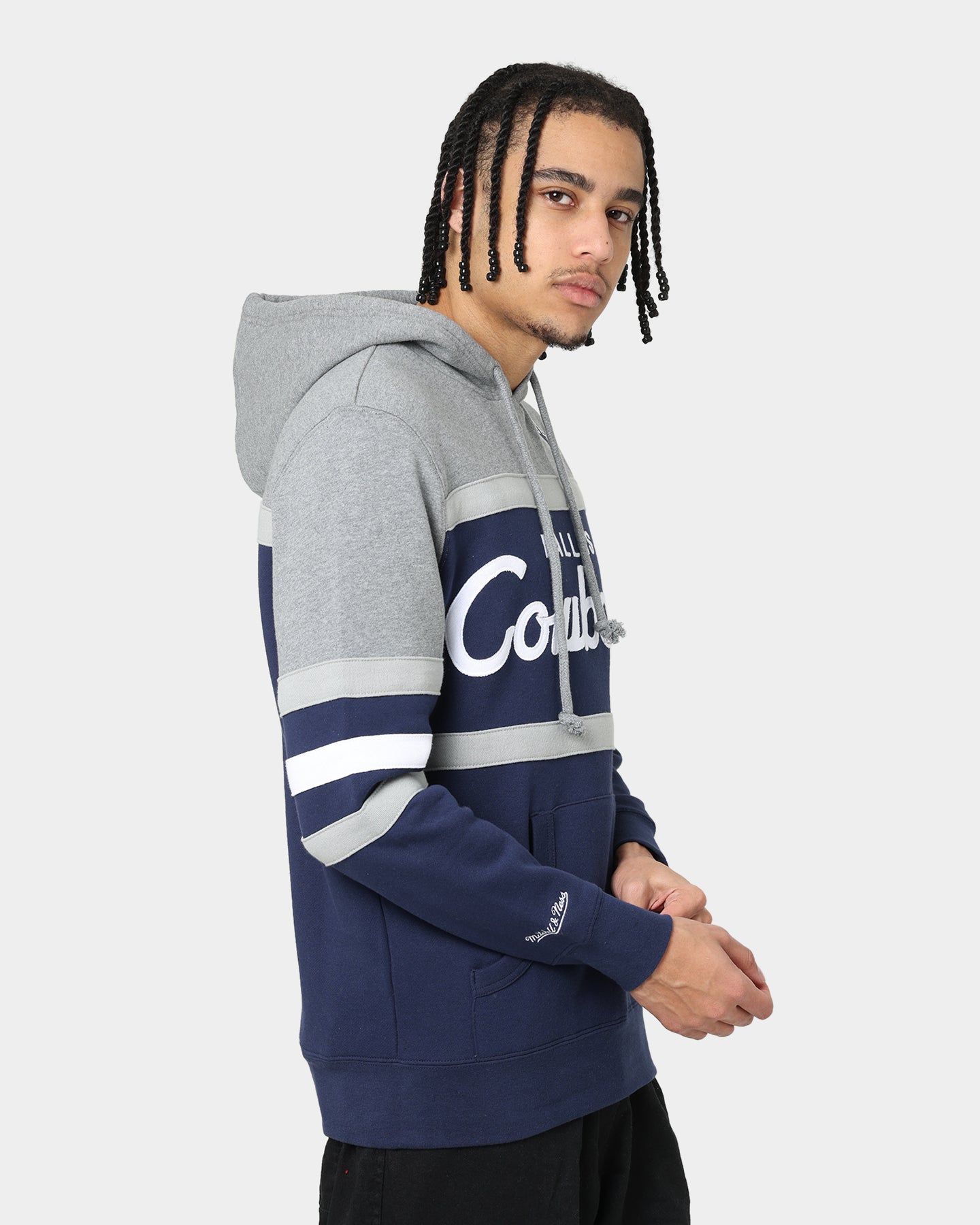Mitchell & Ness Dallas Cowboys Head Coach Hoodie Navy、mySite、zt4zffjzw