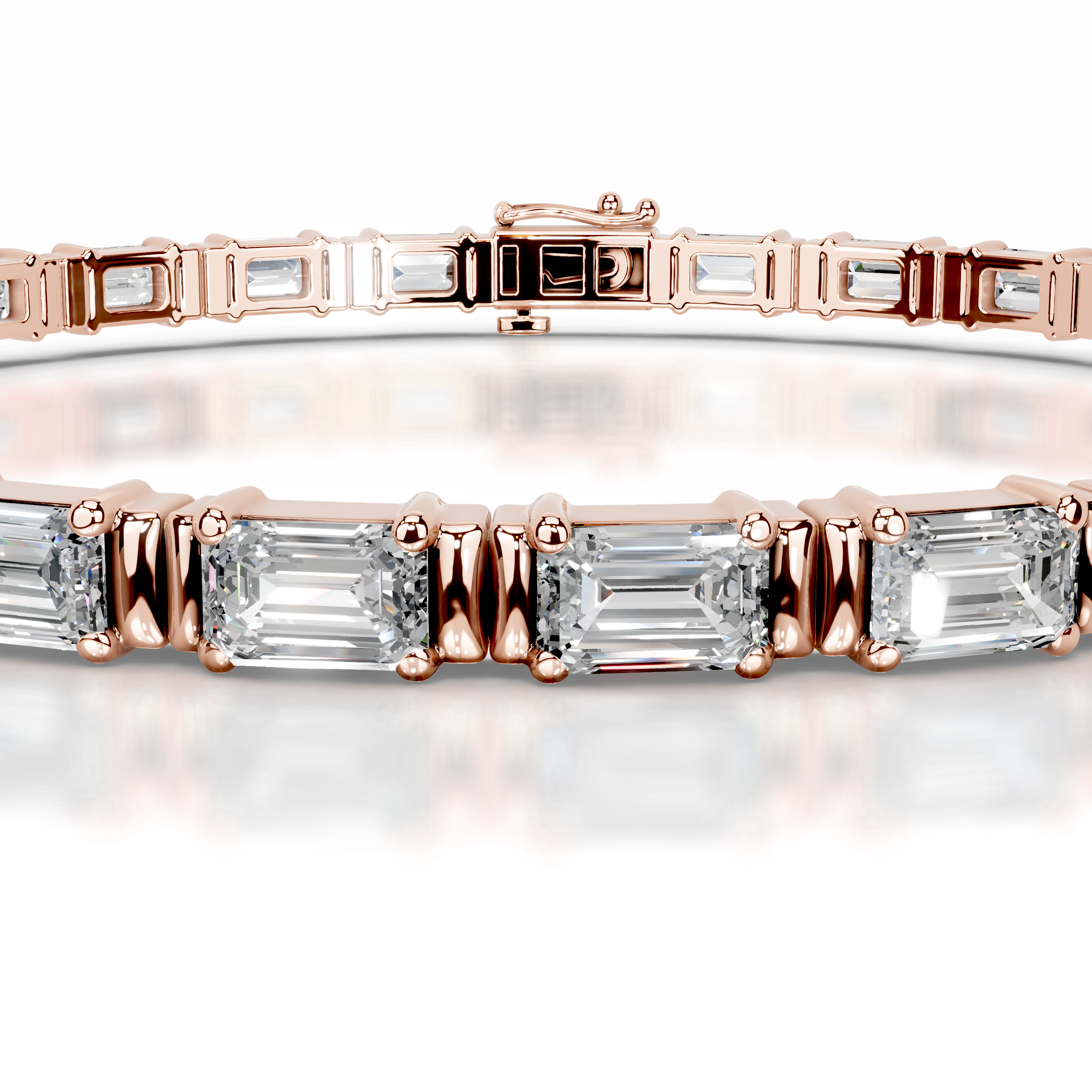 Severine Diamond Tennis Bracelet (13 Carat) -14K Rose Gold、mySite、hinf8tx79