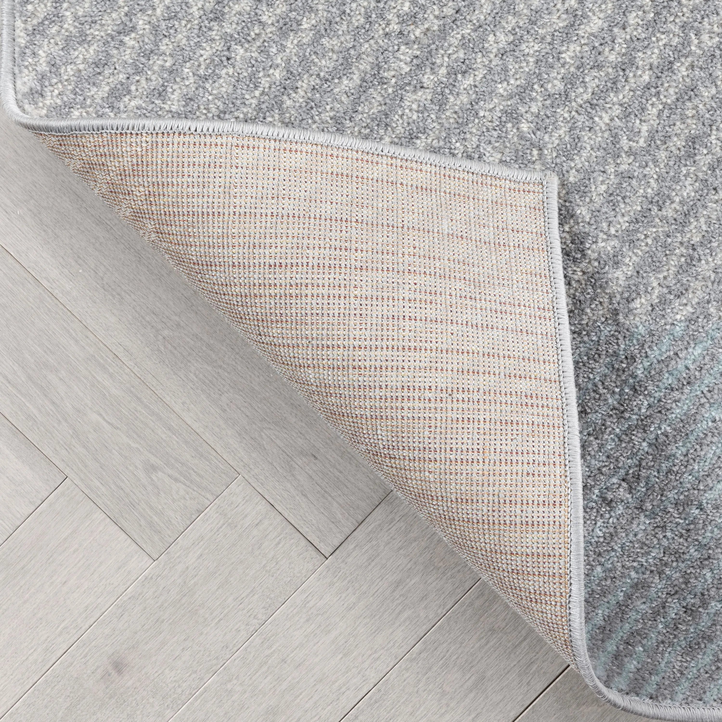 Wilma Modern Geometric Yellow Grey Rug、mySite、gigharbornorthrealestate